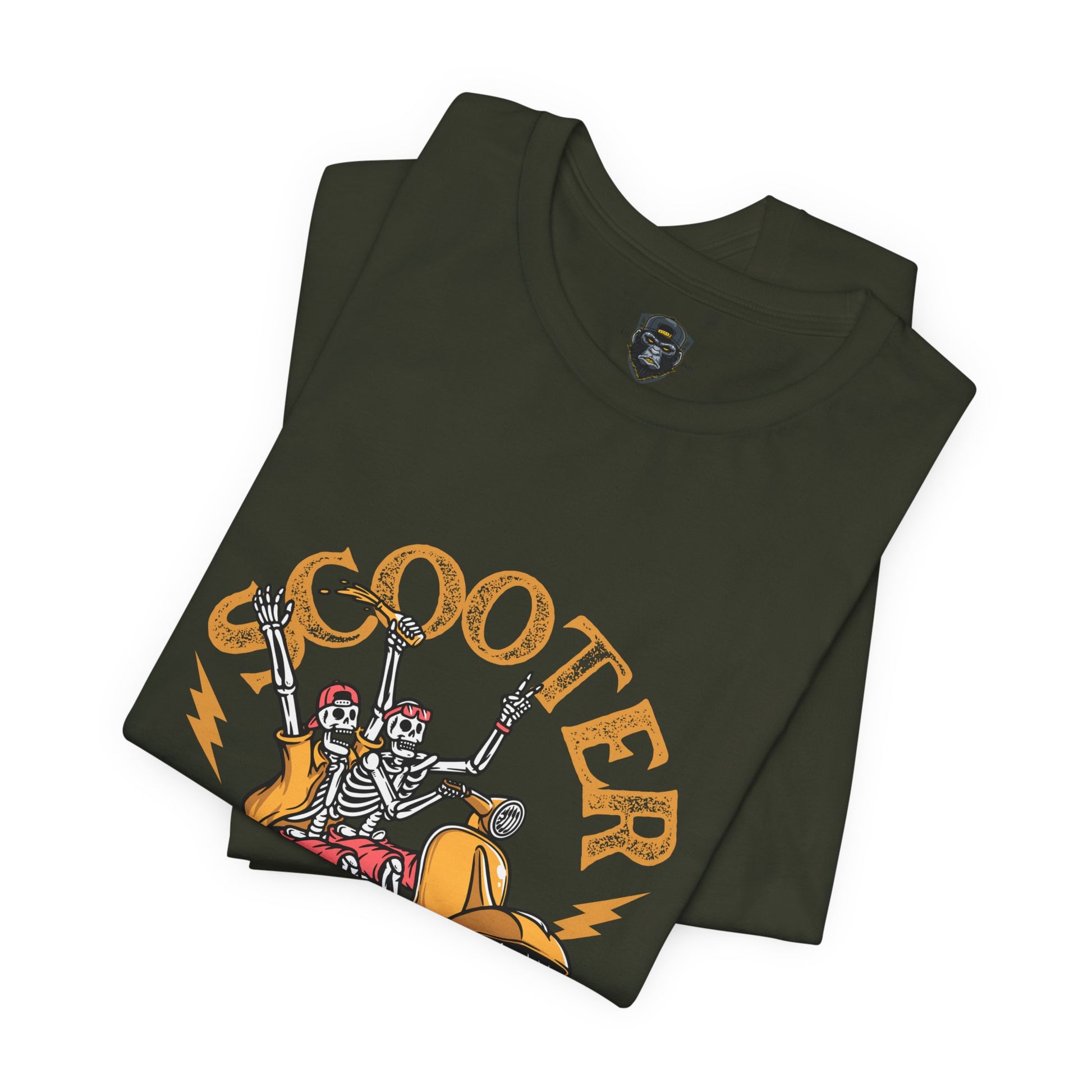 Scooter Spirit Jersey Tee, Motorcycle T-Shirt, Biker Apparel, Casual Fashion