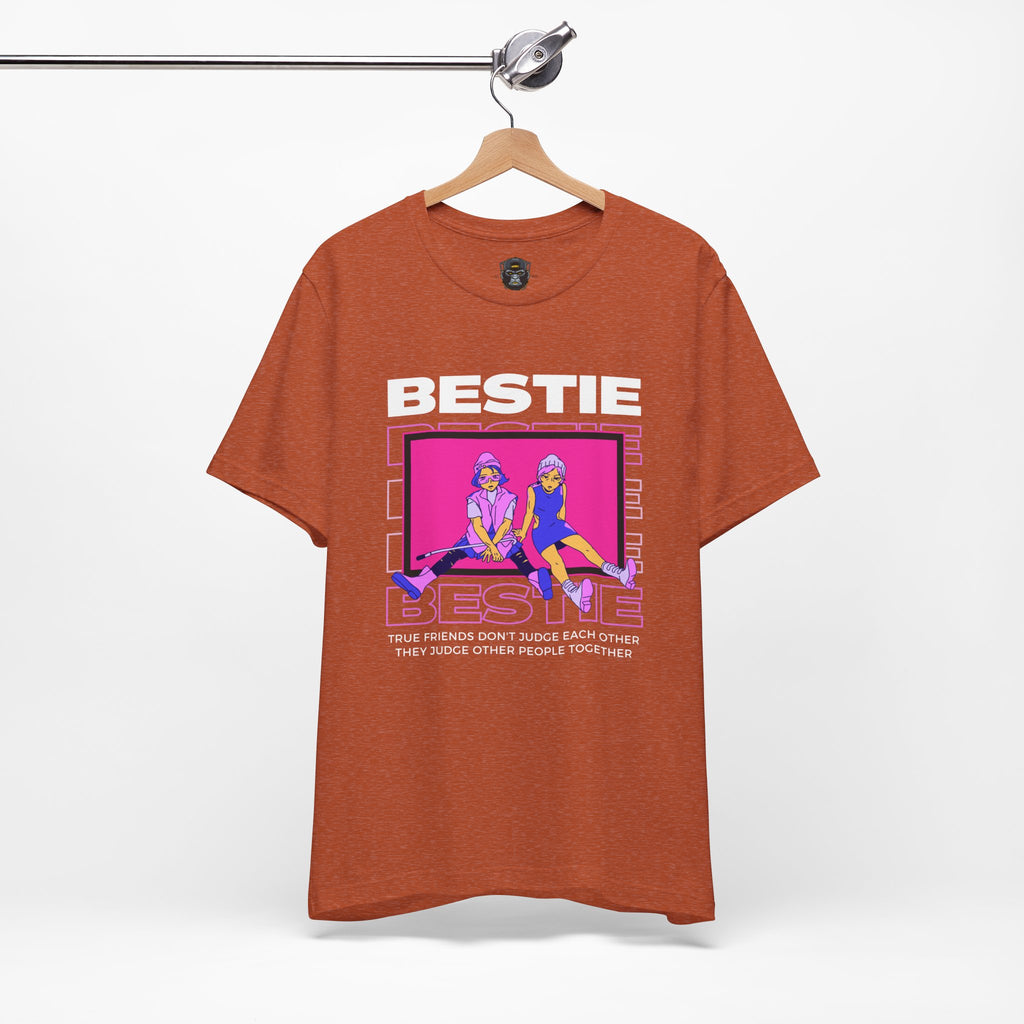 Bestie Short Sleeve Tee - Fun Friendship Shirt, Gifts for Friends