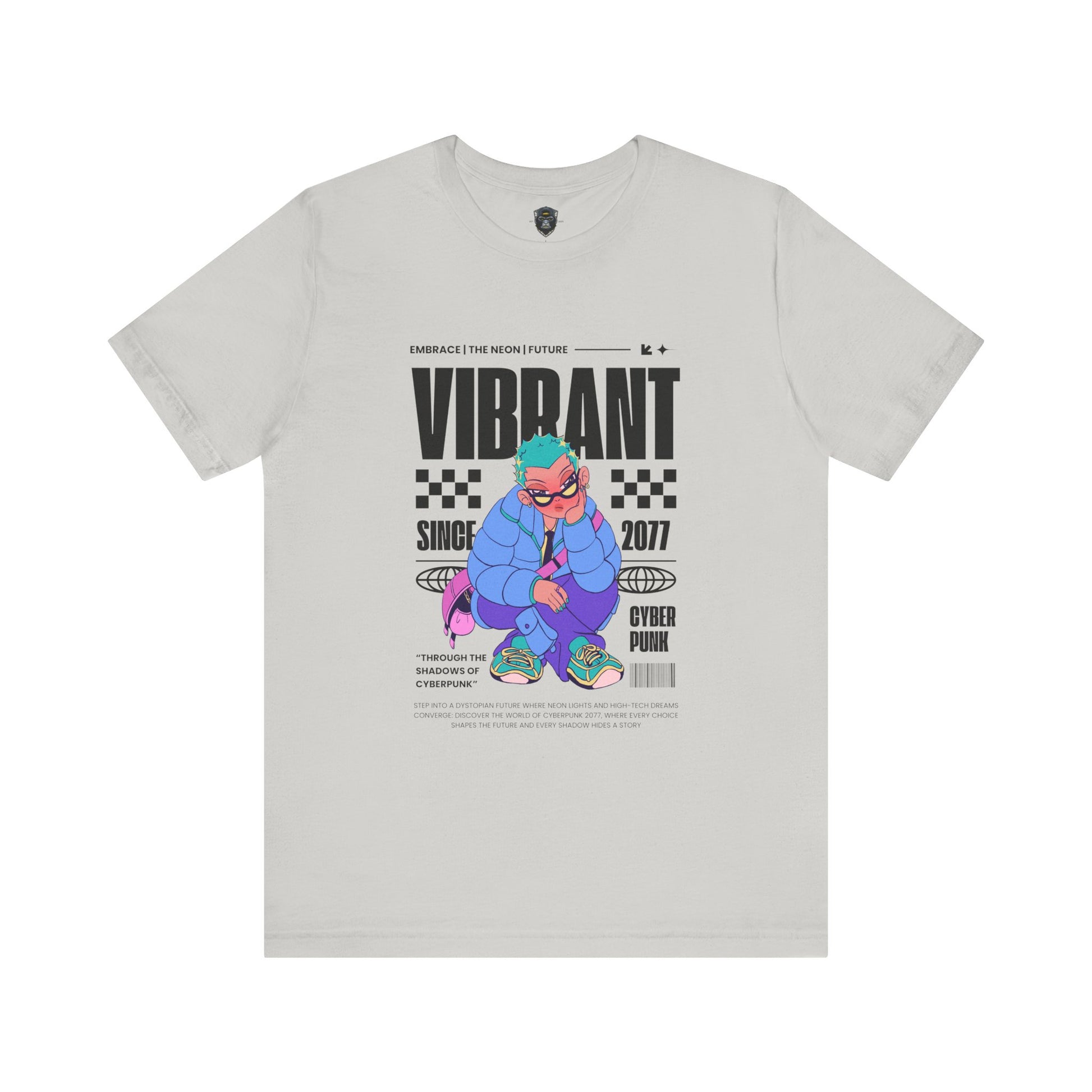 Vibrant Graphic Tee | Retro Style Unisex Jersey Shirt, Trendy T-Shirt, Streetwear