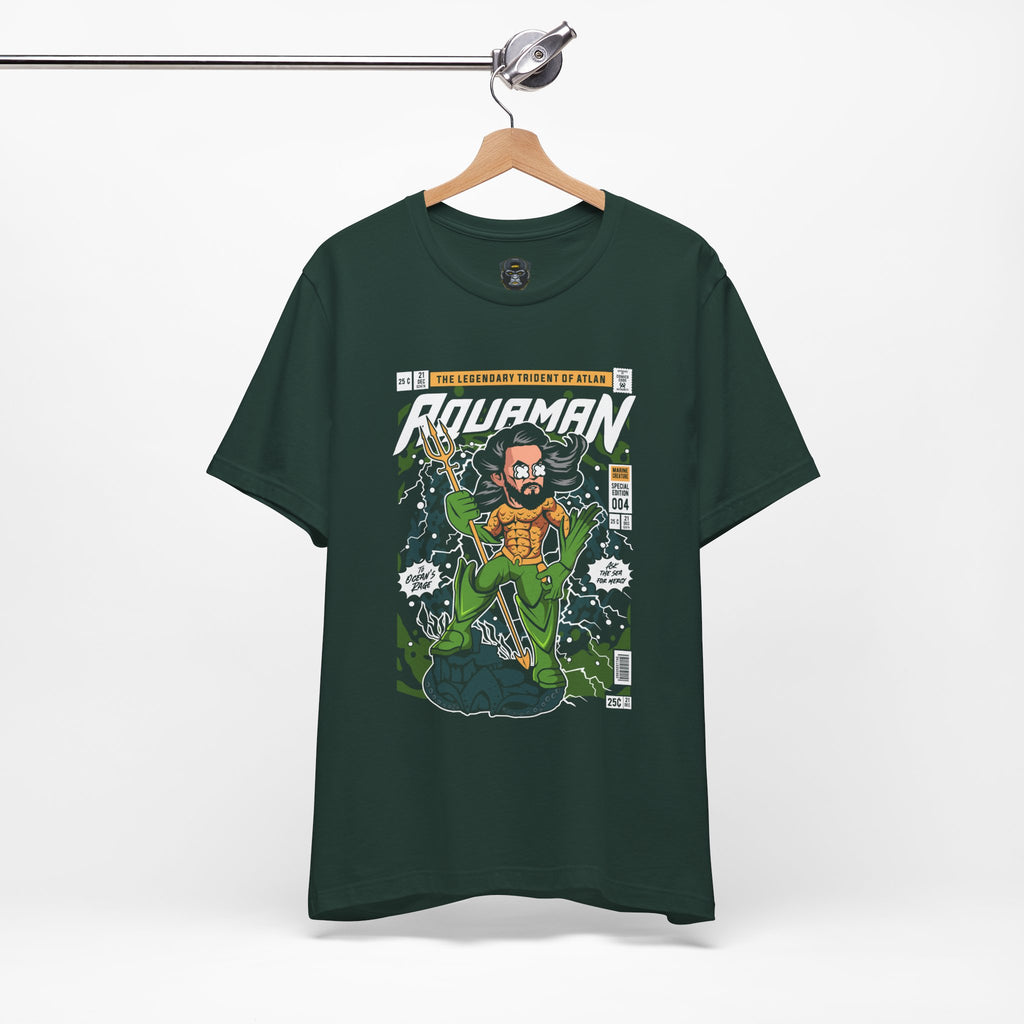 Heroic Aquaman Comic Tee, Unisex T-Shirt for Superhero Fans, Gift for Comic Book Lovers