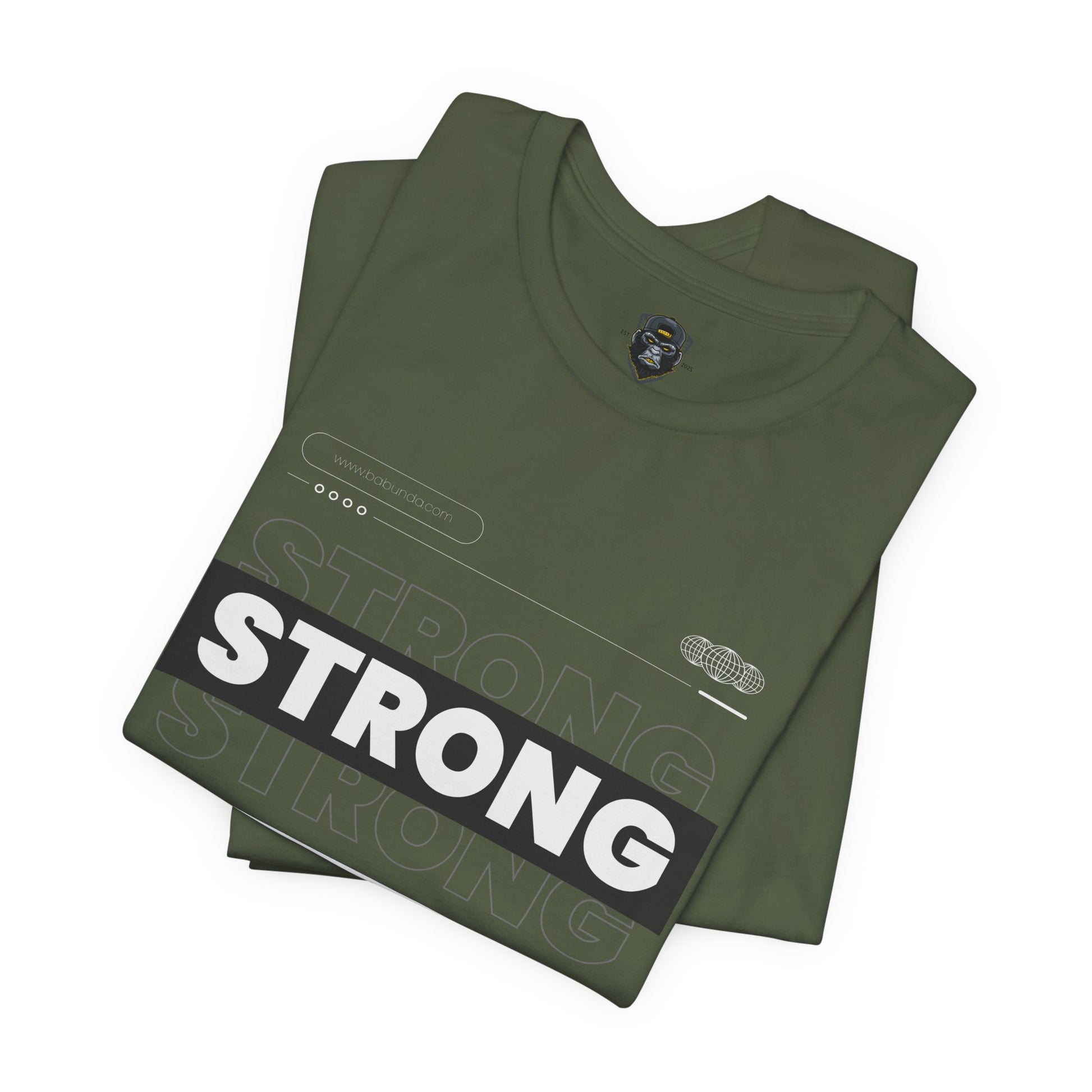 Stylish Motivational Tee for Fitness Lovers, Strong Message T-Shirt, Casual Wear