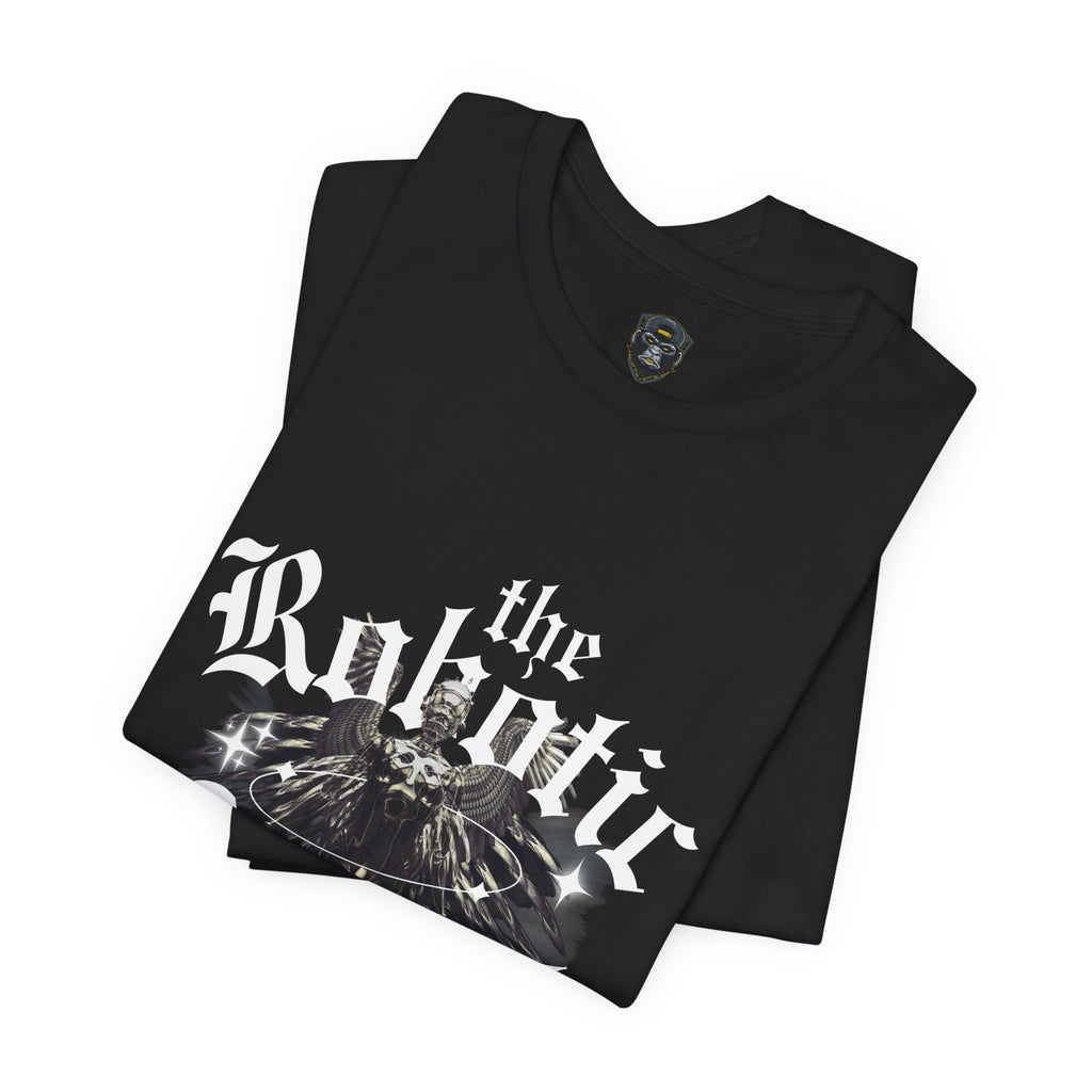 Gothic Graphic Tee - The Robotic Angel, Fashion Shirt, Edgy Streetwear