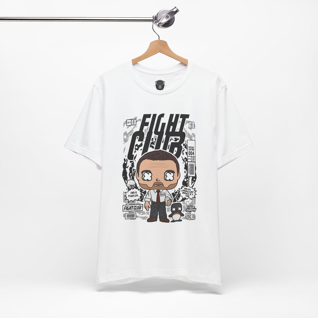 Funky Fight Club Tee, Unisex Graphic Shirt, Casual Wear, Movie Merchandise, Gift for Him/Her