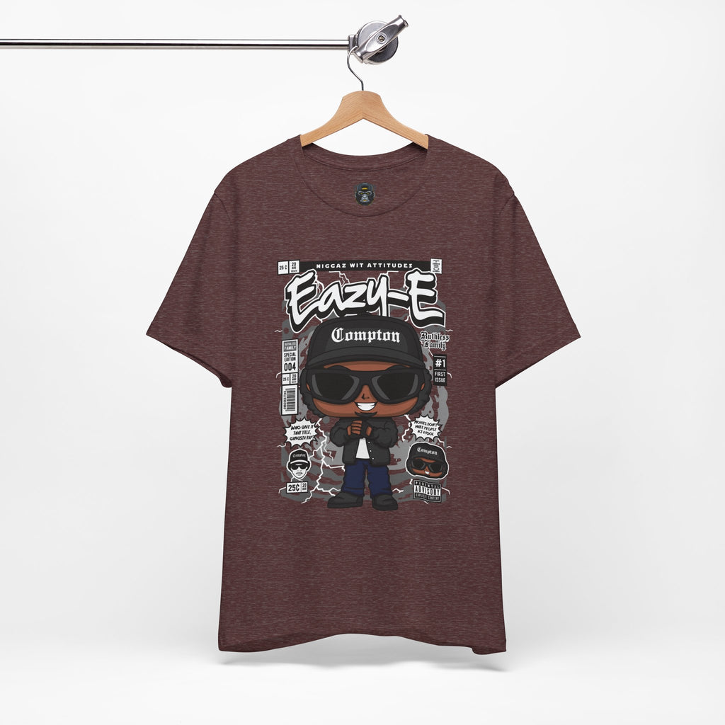 Eazy-E Pop Culture Tee - Unisex Jersey Shirt, Hip Hop Fan Gift, Vintage Music Apparel