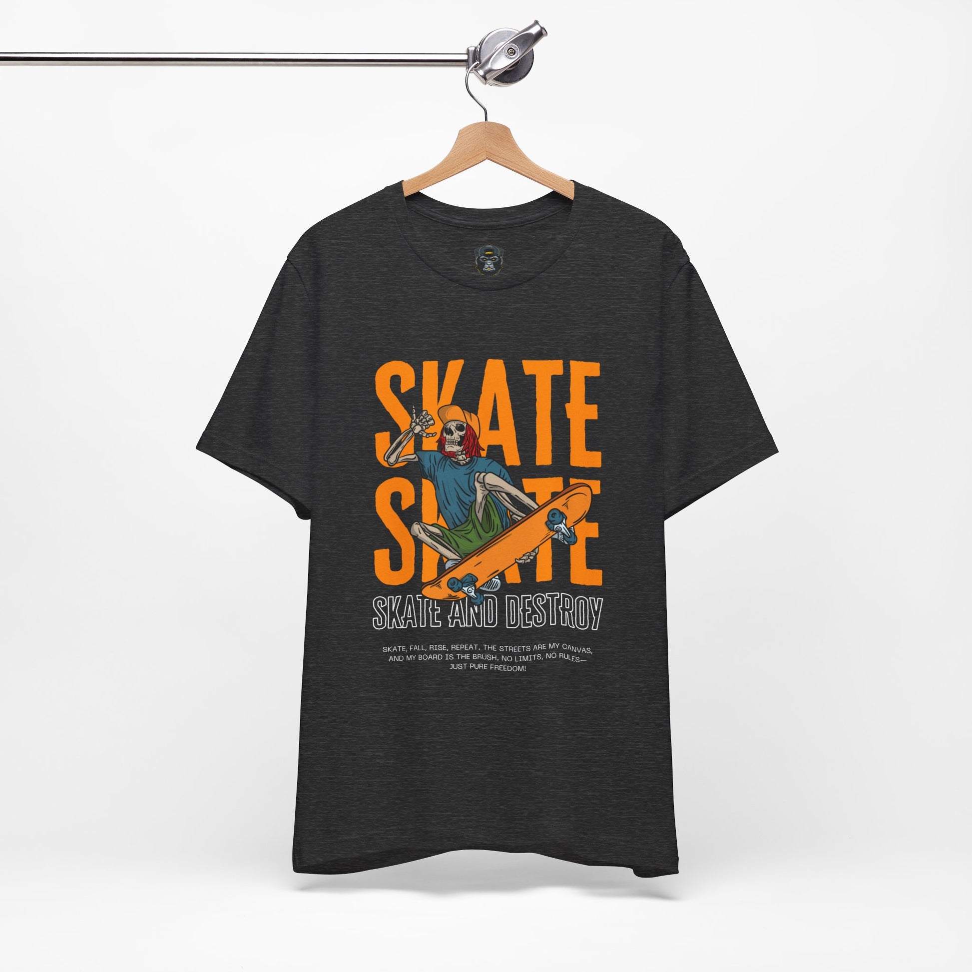 Skate and Destroy Jersey Tee - Perfect for Skateboarders
