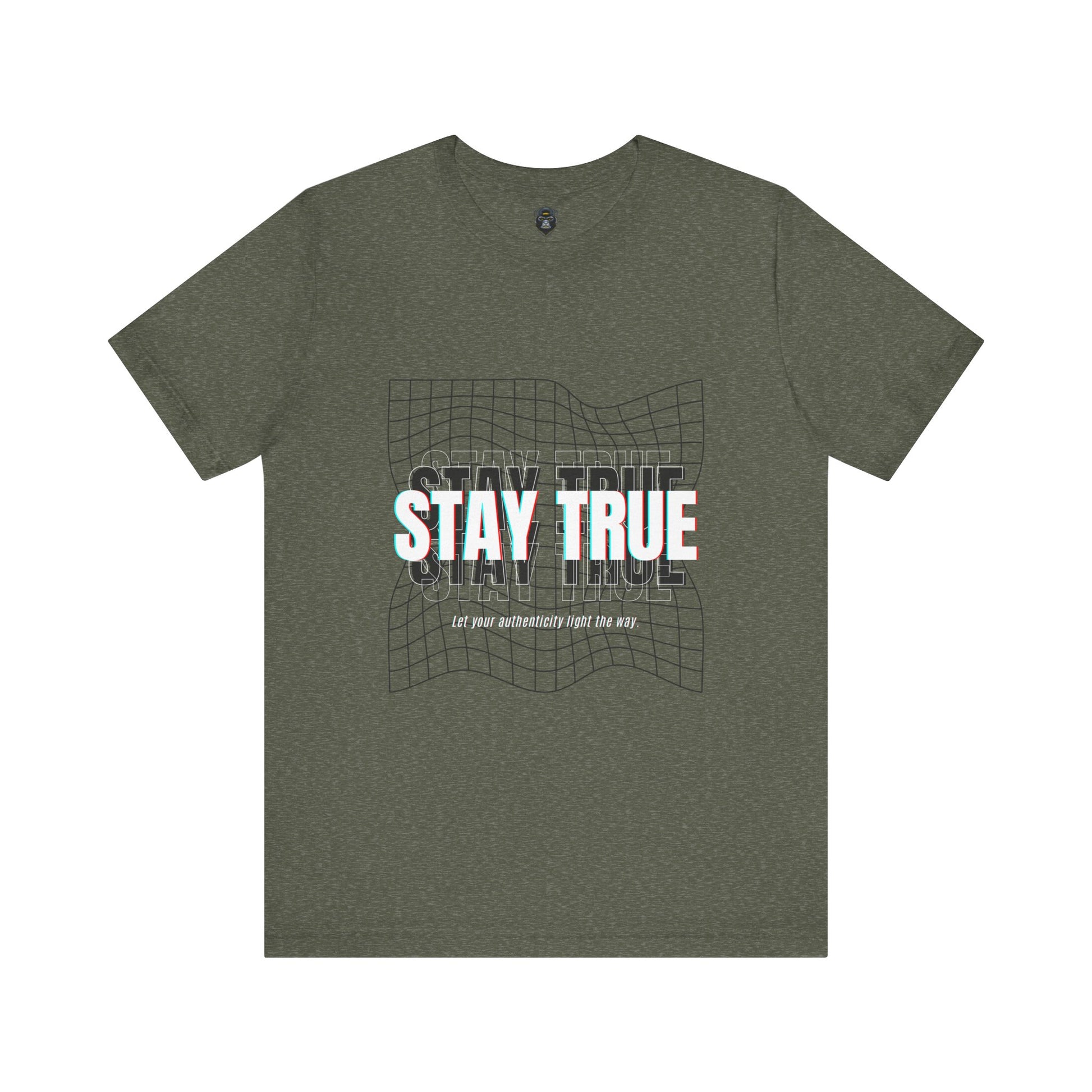 Stay True Jersey Tee, Motivational Graphic Shirt, Trendy Gift for Teens