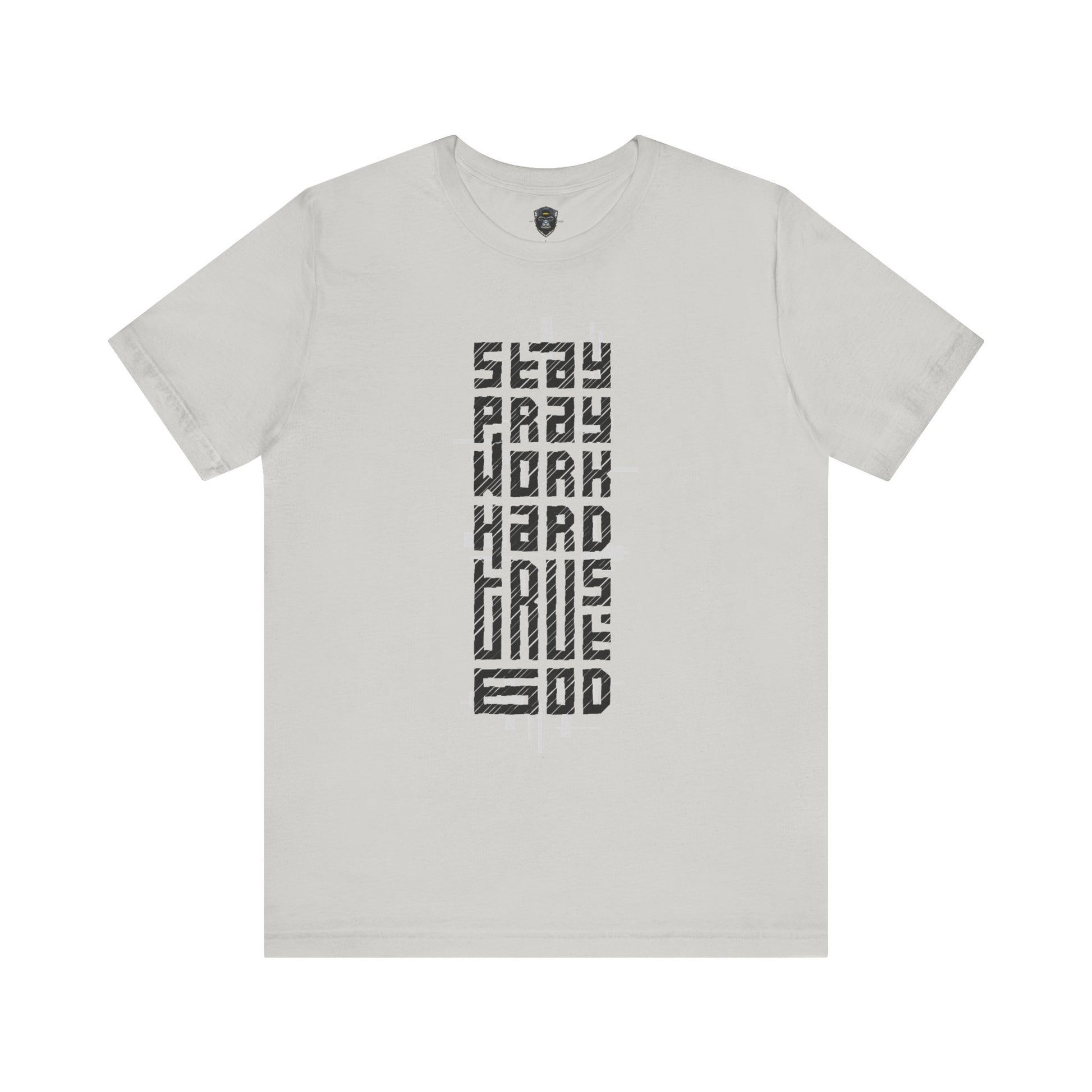 Stay Crazy Work Hard Tee, Motivational T-Shirt, Casual Wear, Gift for Him/Her