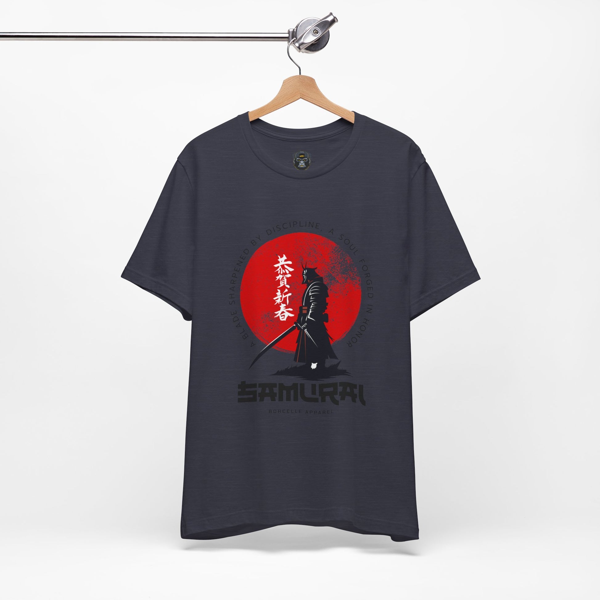 Samurai Spirit Tee | Japanese Warrior Graphic Shirt, Casual Wear