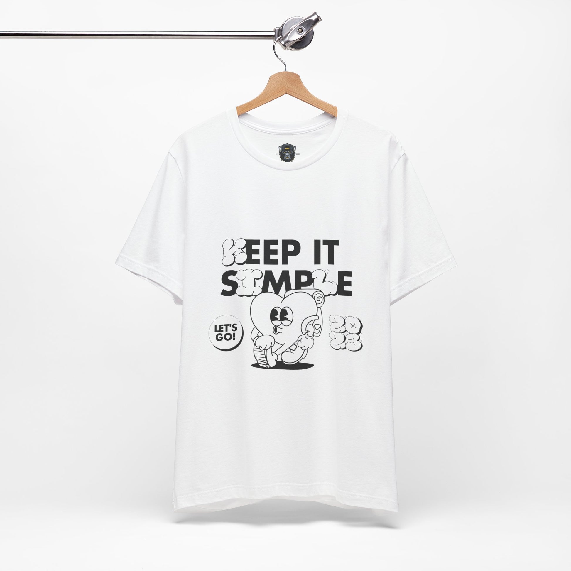 Jersey Tee with Motivational Quote, Casual Wear, Gift for Him and Her