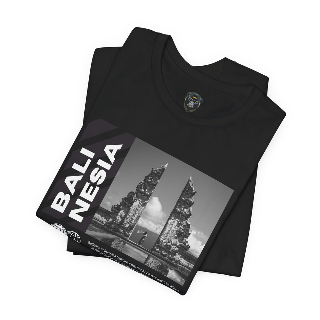Bali Themed Graphic Tee - Unisex Short Sleeve, Vacation Vibes, Travel Gift