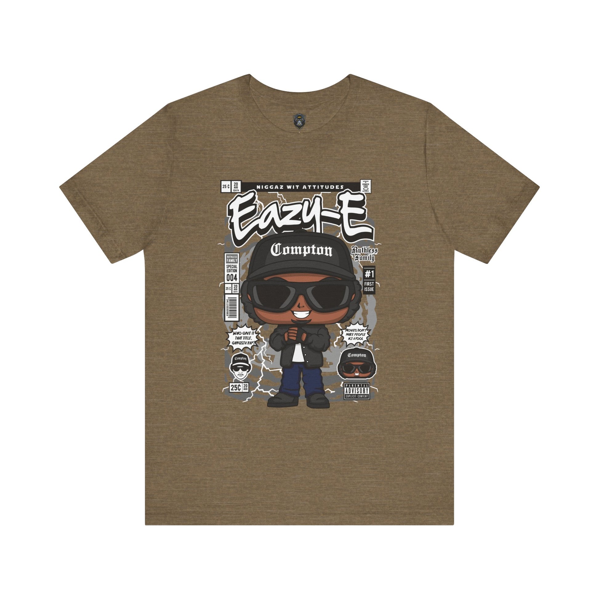 Eazy-E Pop Culture Tee - Unisex Jersey Shirt, Hip Hop Fan Gift, Vintage Music Apparel