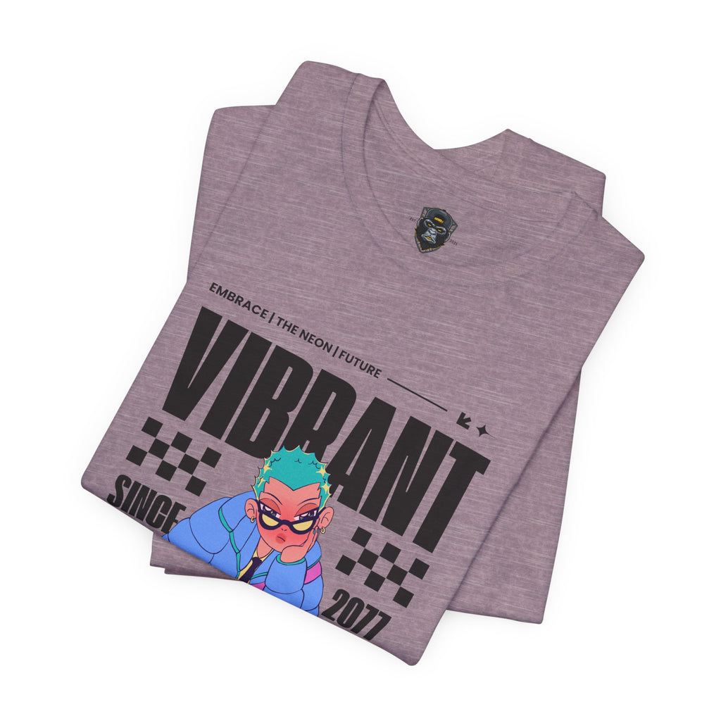 Vibrant Graphic Tee | Retro Style Unisex Jersey Shirt, Trendy T-Shirt, Streetwear