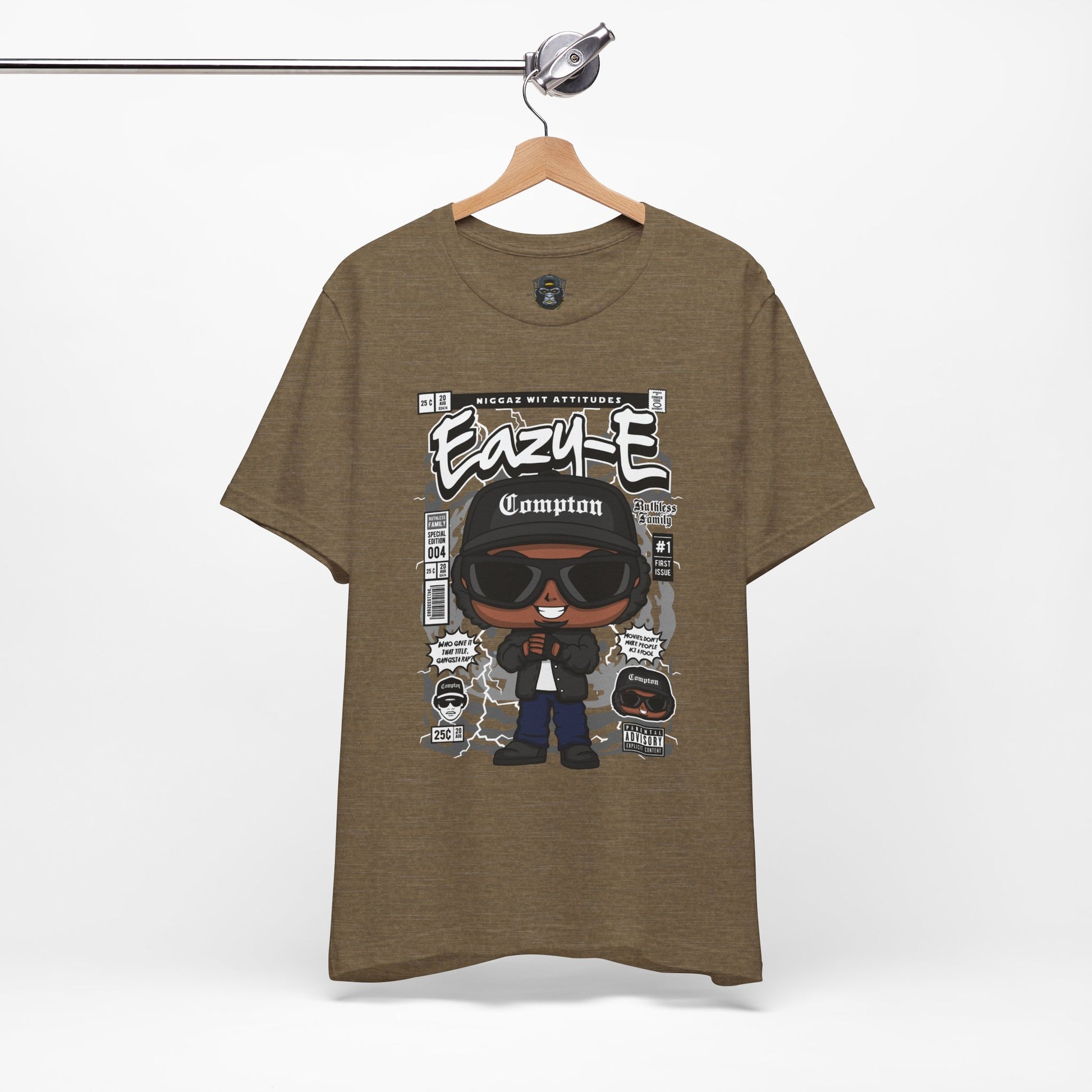 Eazy-E Pop Culture Tee - Unisex Jersey Shirt, Hip Hop Fan Gift, Vintage Music Apparel
