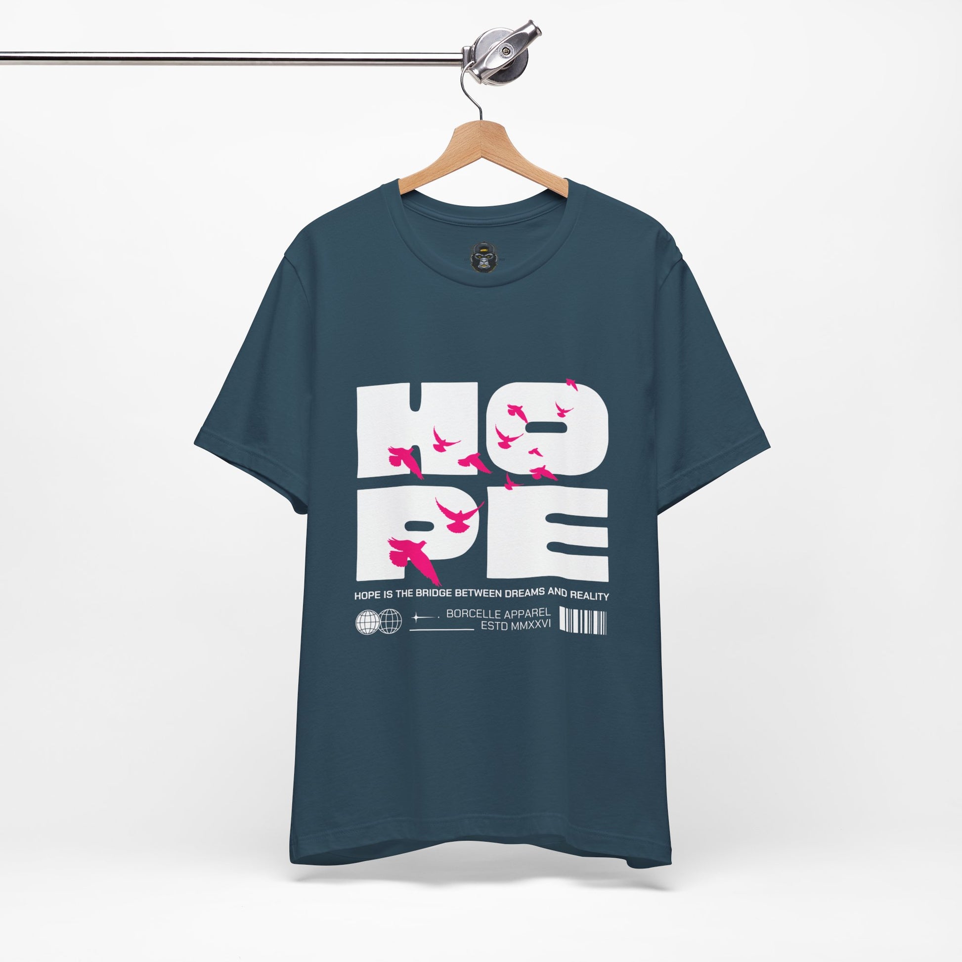 Hope Jersey Tee - Inspirational Gift for Dreamers, Motivational Apparel