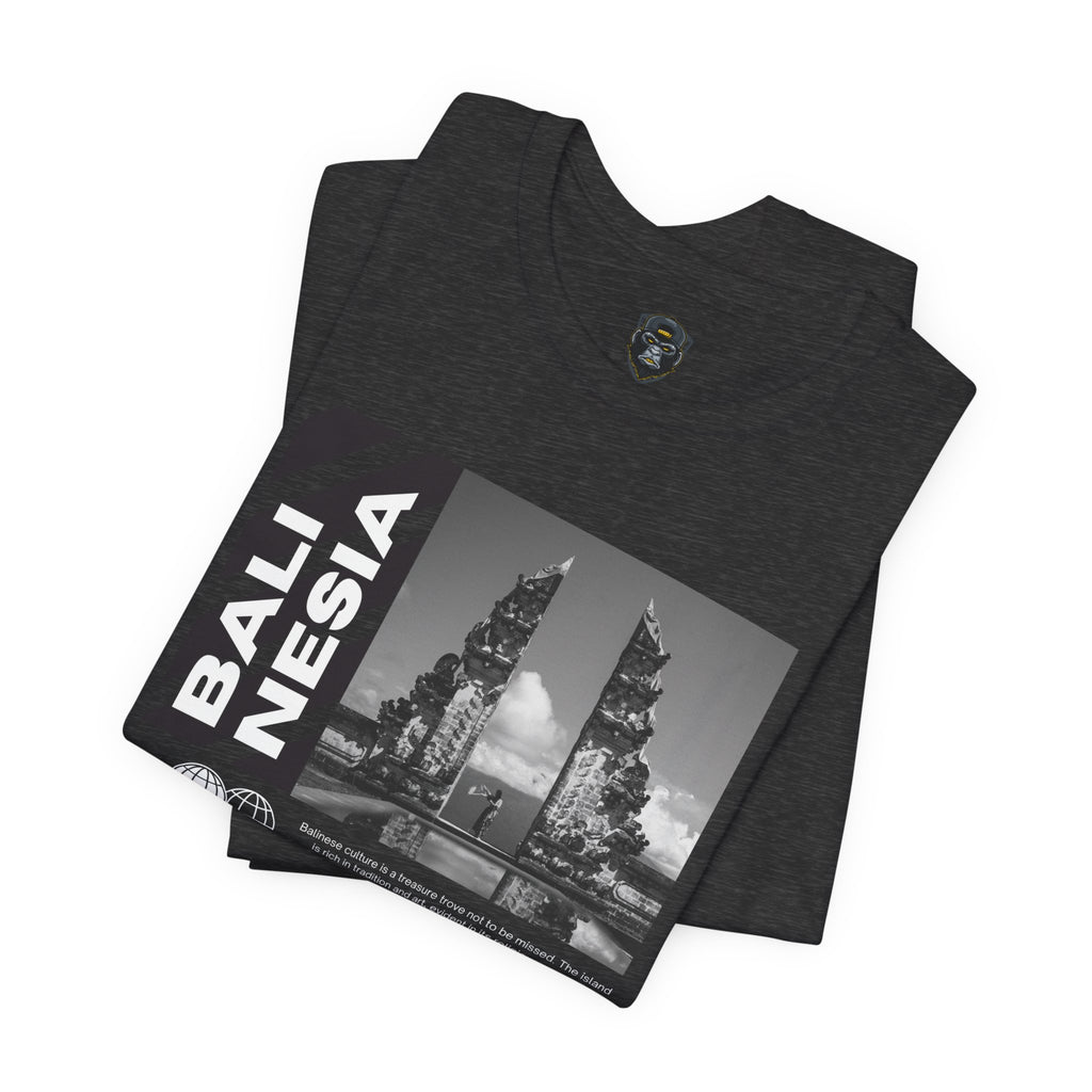 Bali Themed Graphic Tee - Unisex Short Sleeve, Vacation Vibes, Travel Gift