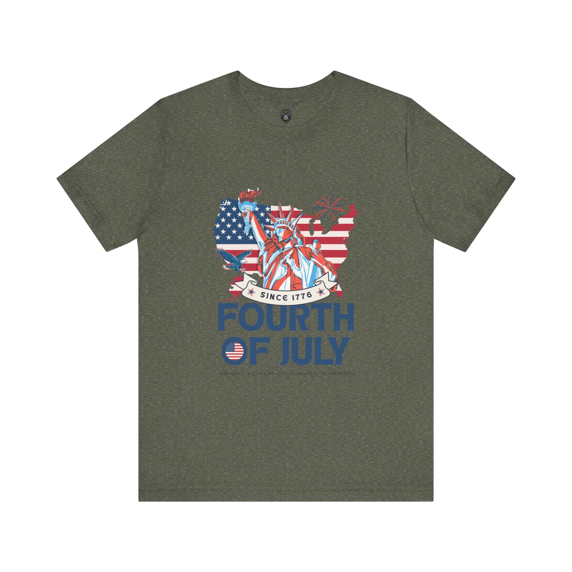 Patriotic Fourth of July Tee, USA Independence Day Shirt, Summer BBQ Outfit