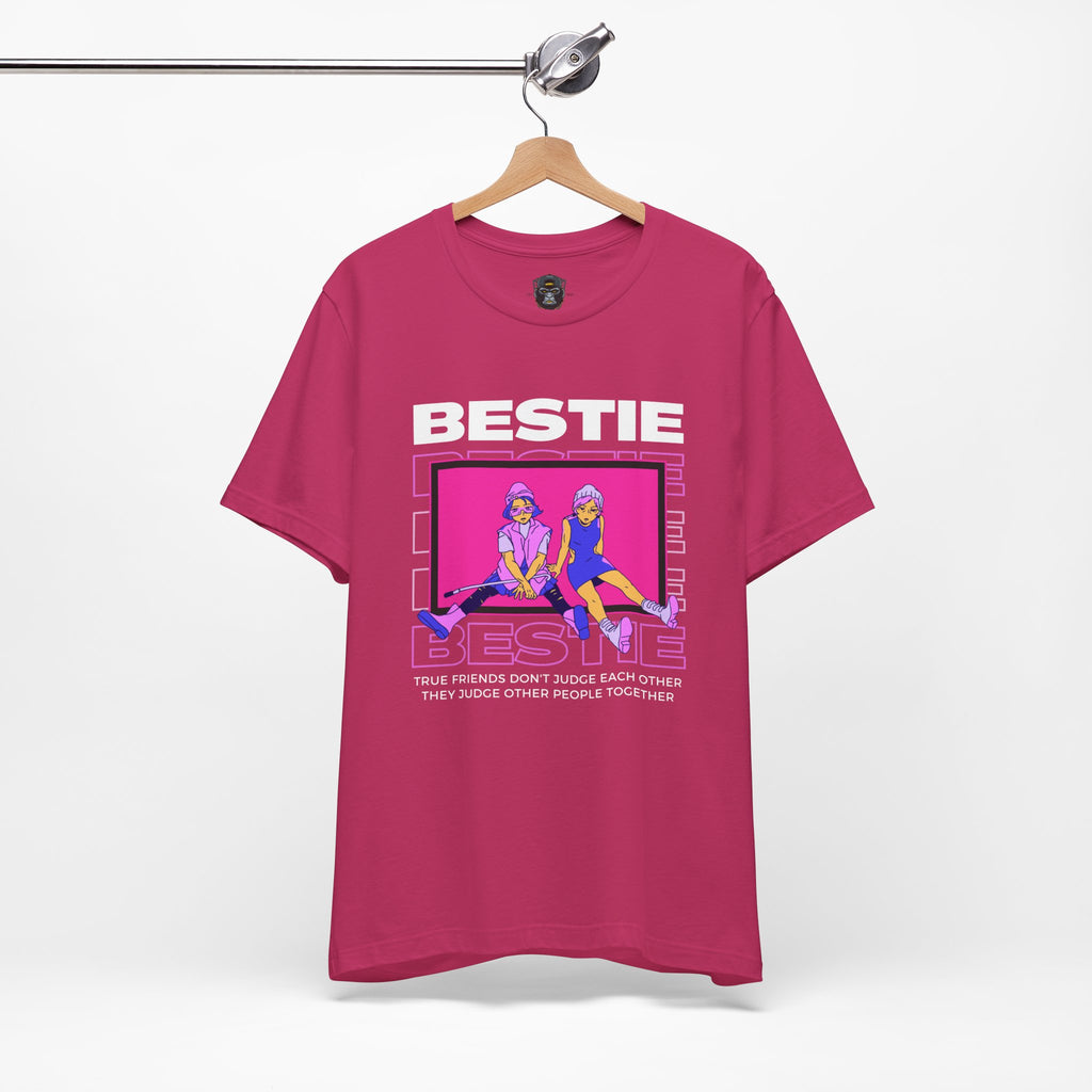 Bestie Short Sleeve Tee - Fun Friendship Shirt, Gifts for Friends
