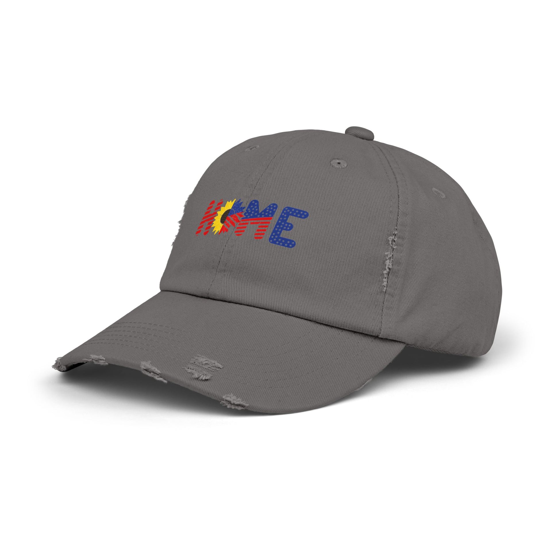 Home Distressed Cap, Trendy Unisex Hat, Casual Wear, Gift for Home Lovers