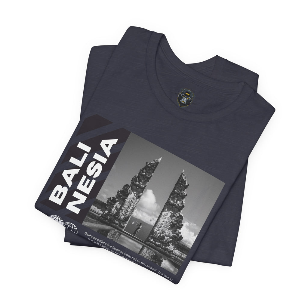 Bali Themed Graphic Tee - Unisex Short Sleeve, Vacation Vibes, Travel Gift
