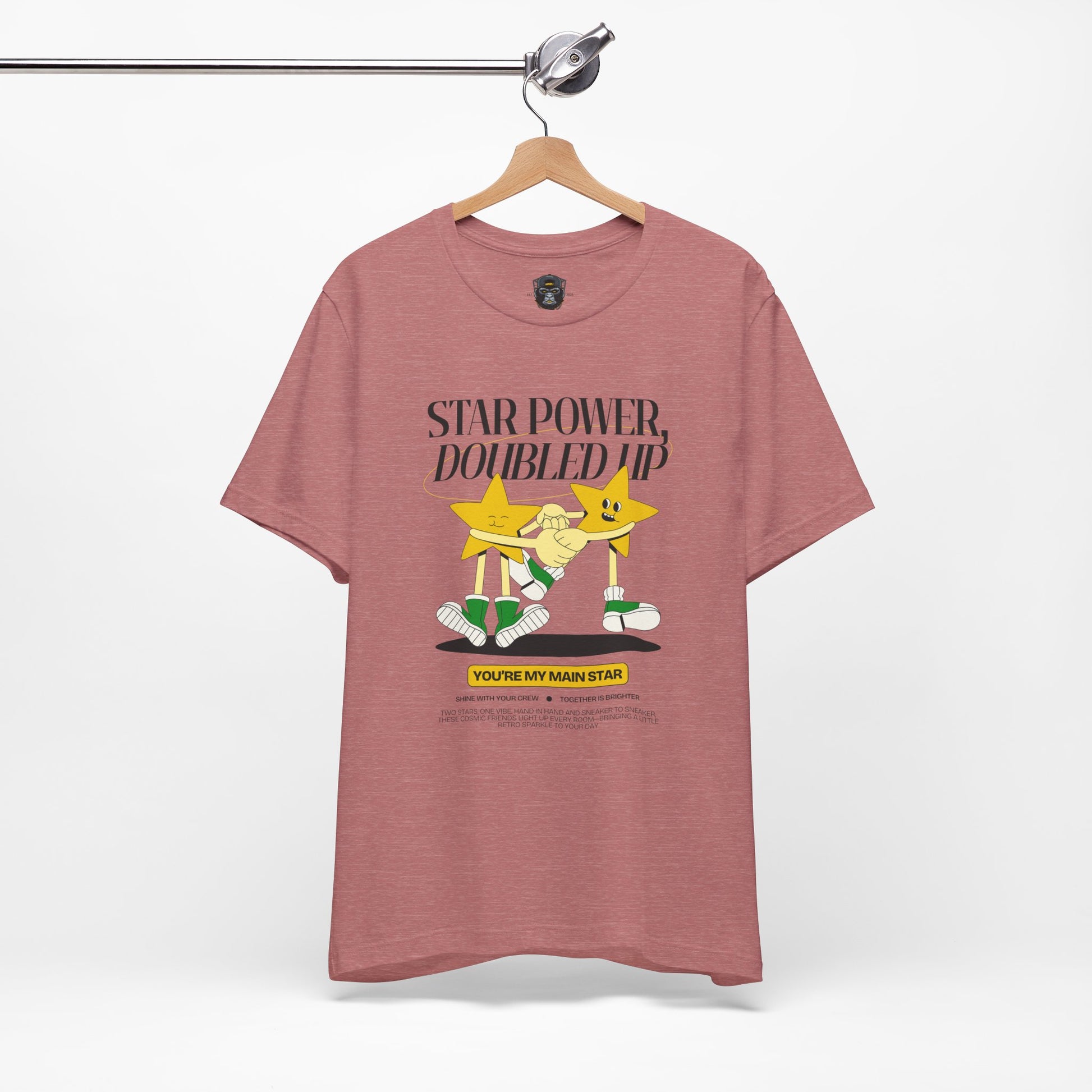 Star Power Tee - You're My Main Star, Friendship Gift, Cute Graphic T-Shirt
