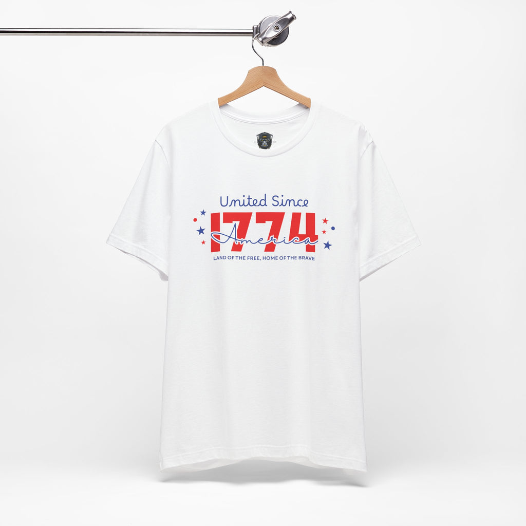 Patriotic Short, United Since 1776, USA Pride T-Shirt, Independence Day Gift