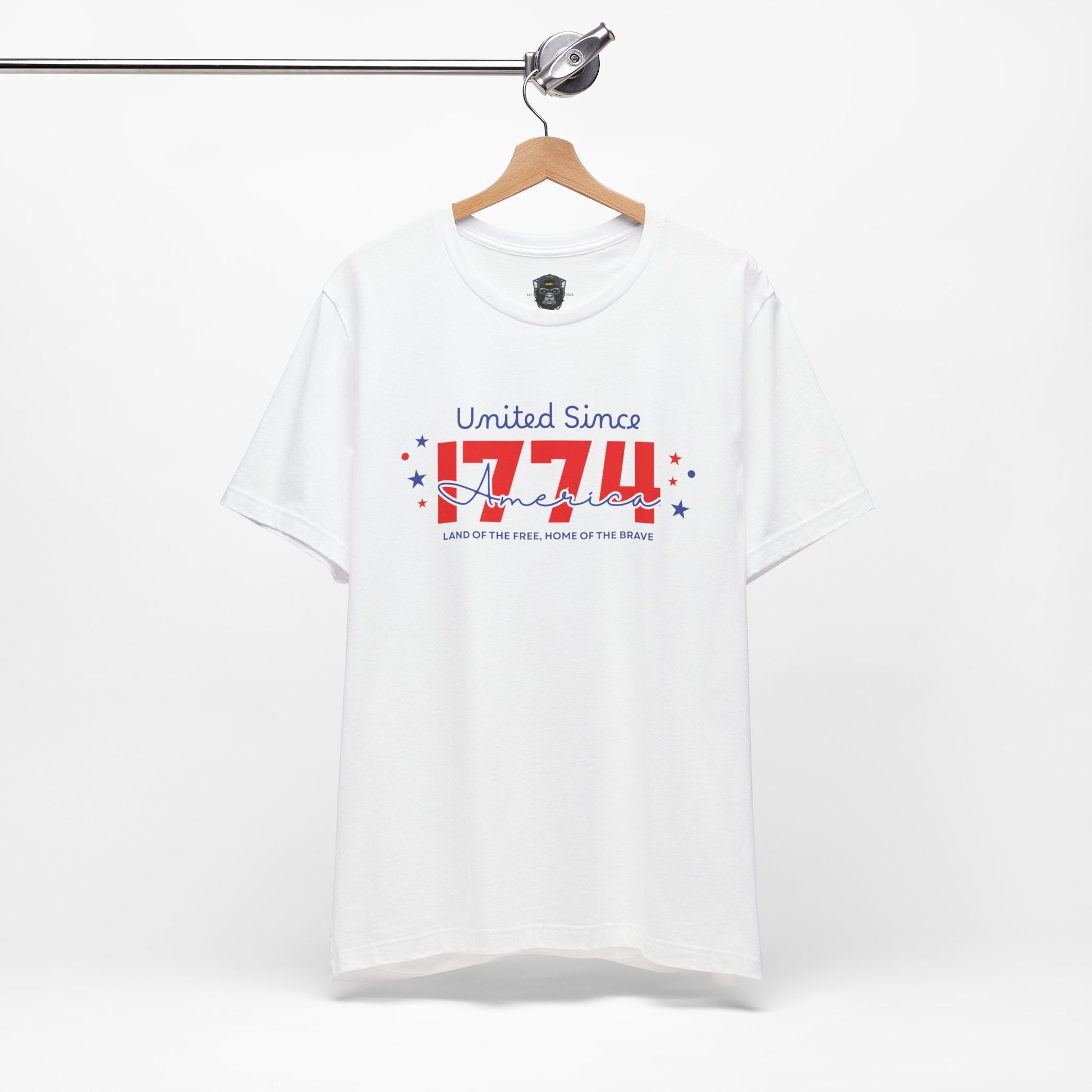 Patriotic Short, United Since 1776, USA Pride T-Shirt, Independence Day Gift