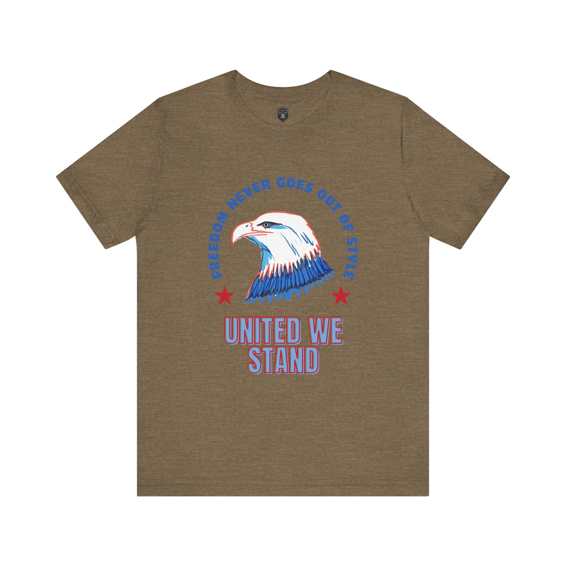 Patriotic Eagle Tee, Freedom Never Goes Out of Style Shirt, USA Pride Apparel, 4th of July Gift