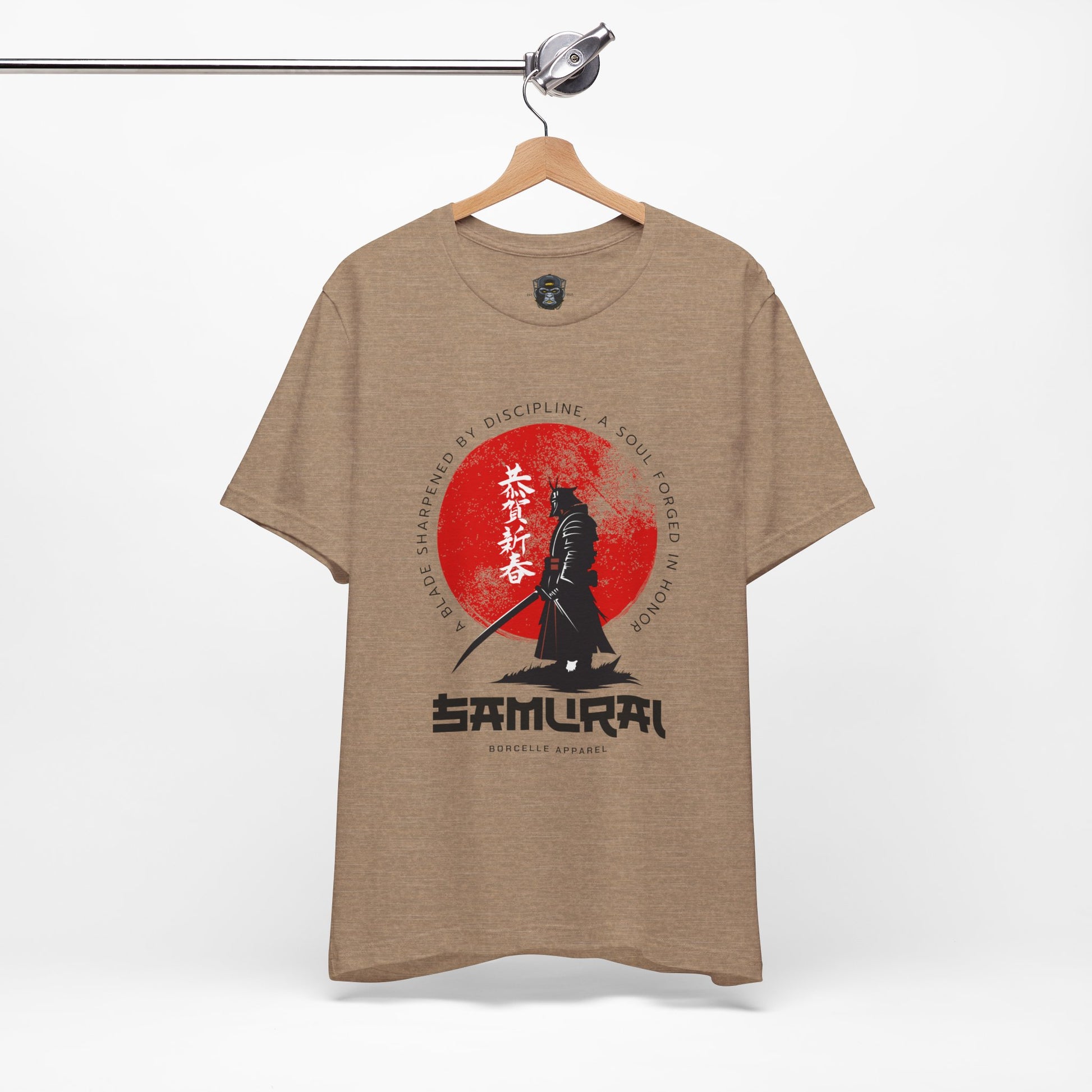 Samurai Spirit Tee | Japanese Warrior Graphic Shirt, Casual Wear