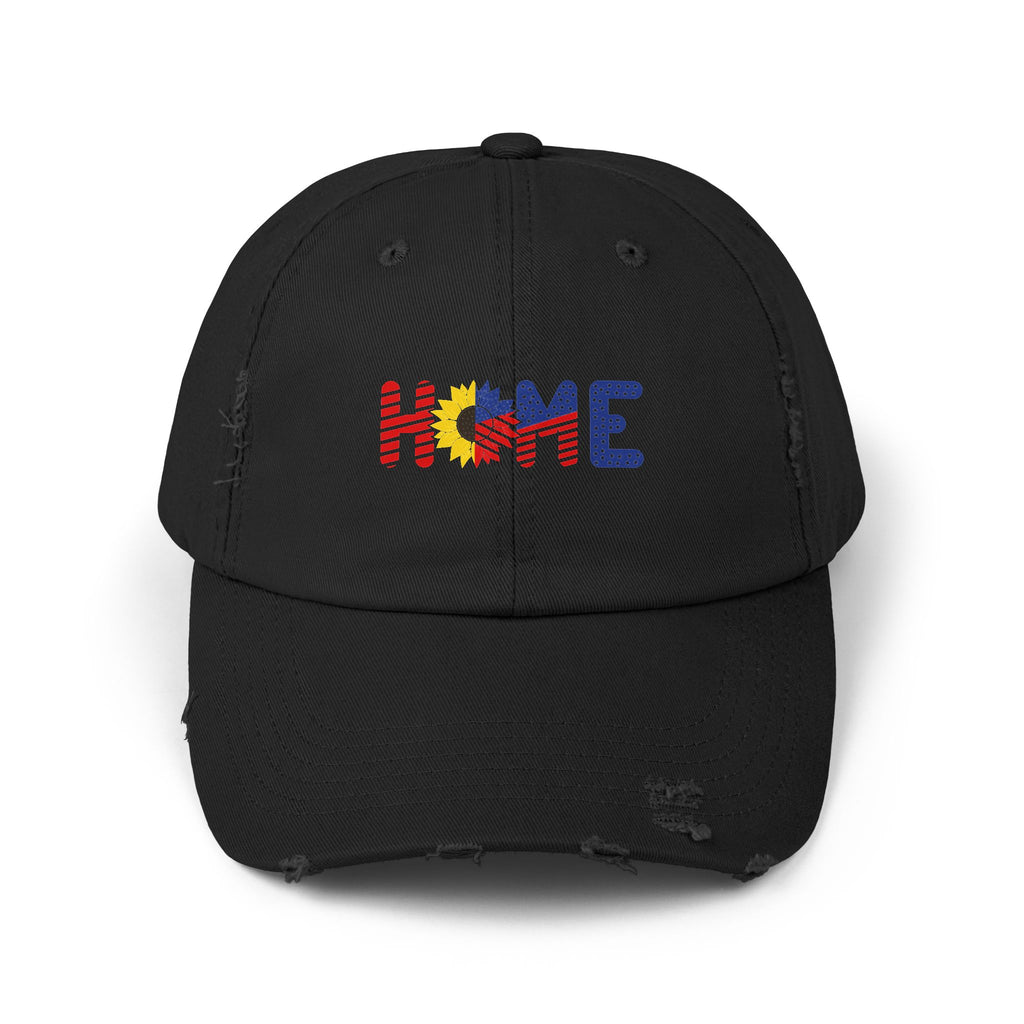 Home Distressed Cap, Trendy Unisex Hat, Casual Wear, Gift for Home Lovers