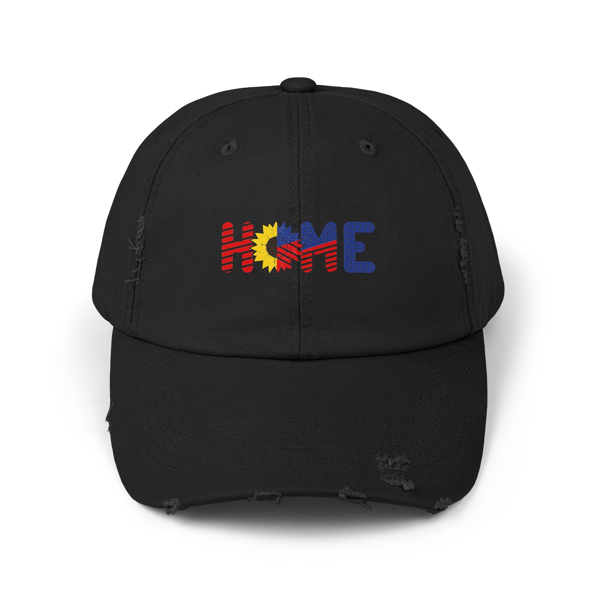Home Distressed Cap, Trendy Unisex Hat, Casual Wear, Gift for Home Lovers