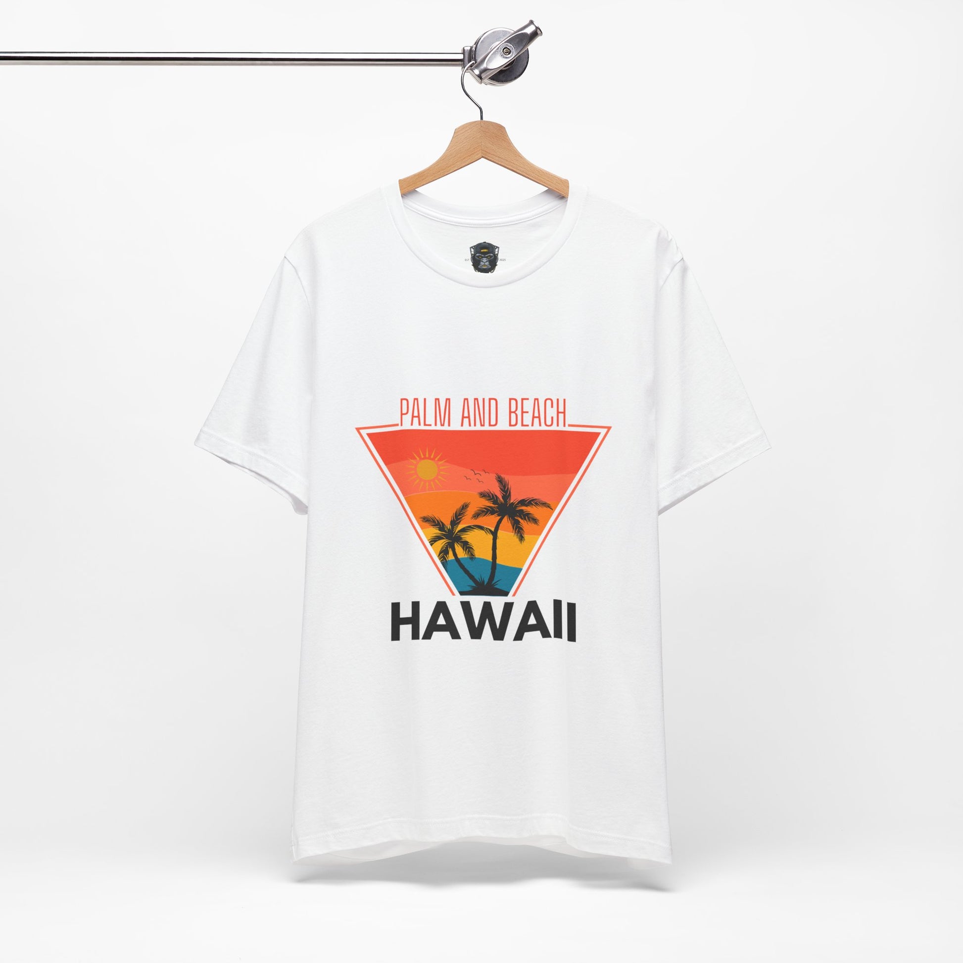 Retro Hawaii Beach Tee, Shirt for Vacation, Tropical Summer Wear, Gift for Beach Lovers