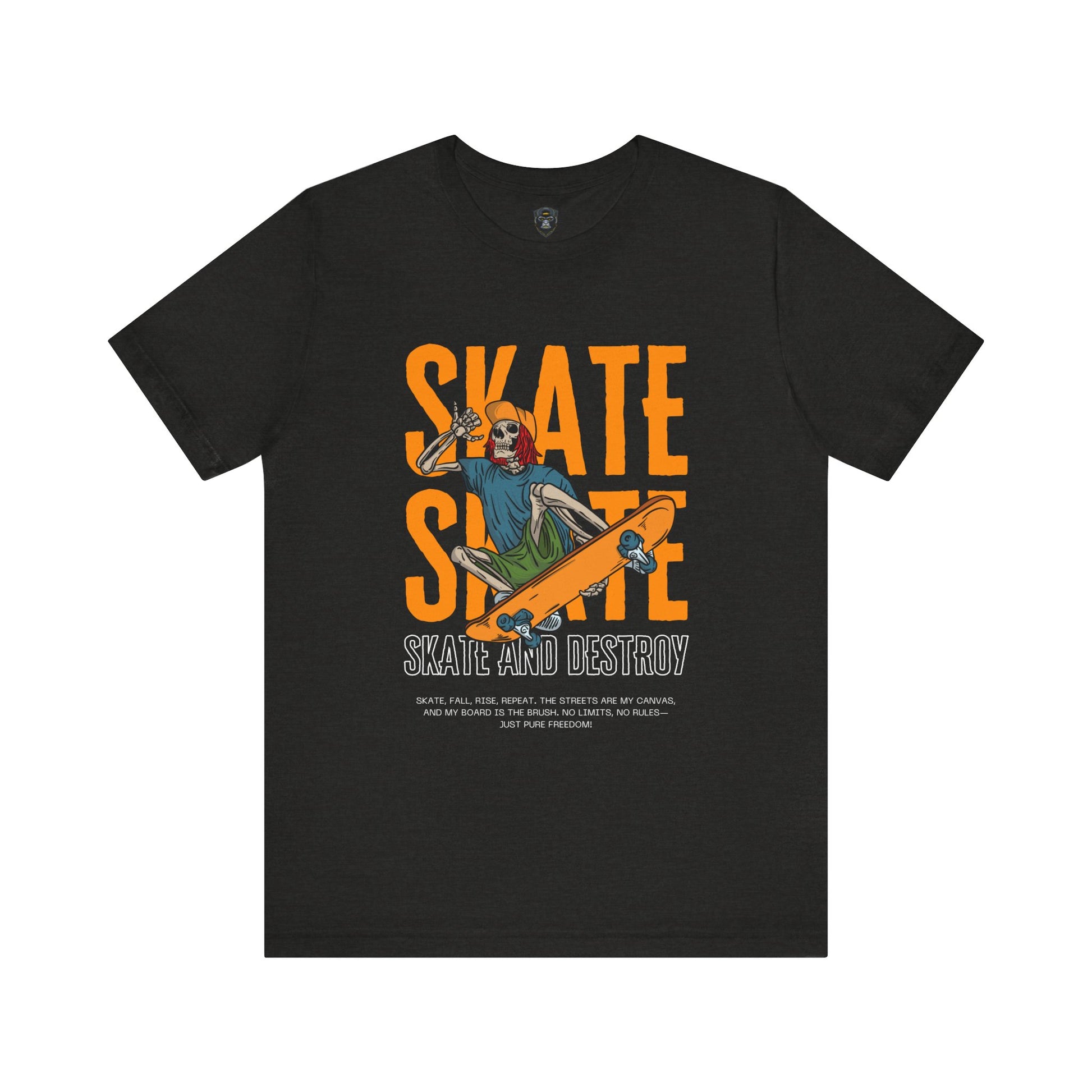 Skate and Destroy Jersey Tee - Perfect for Skateboarders