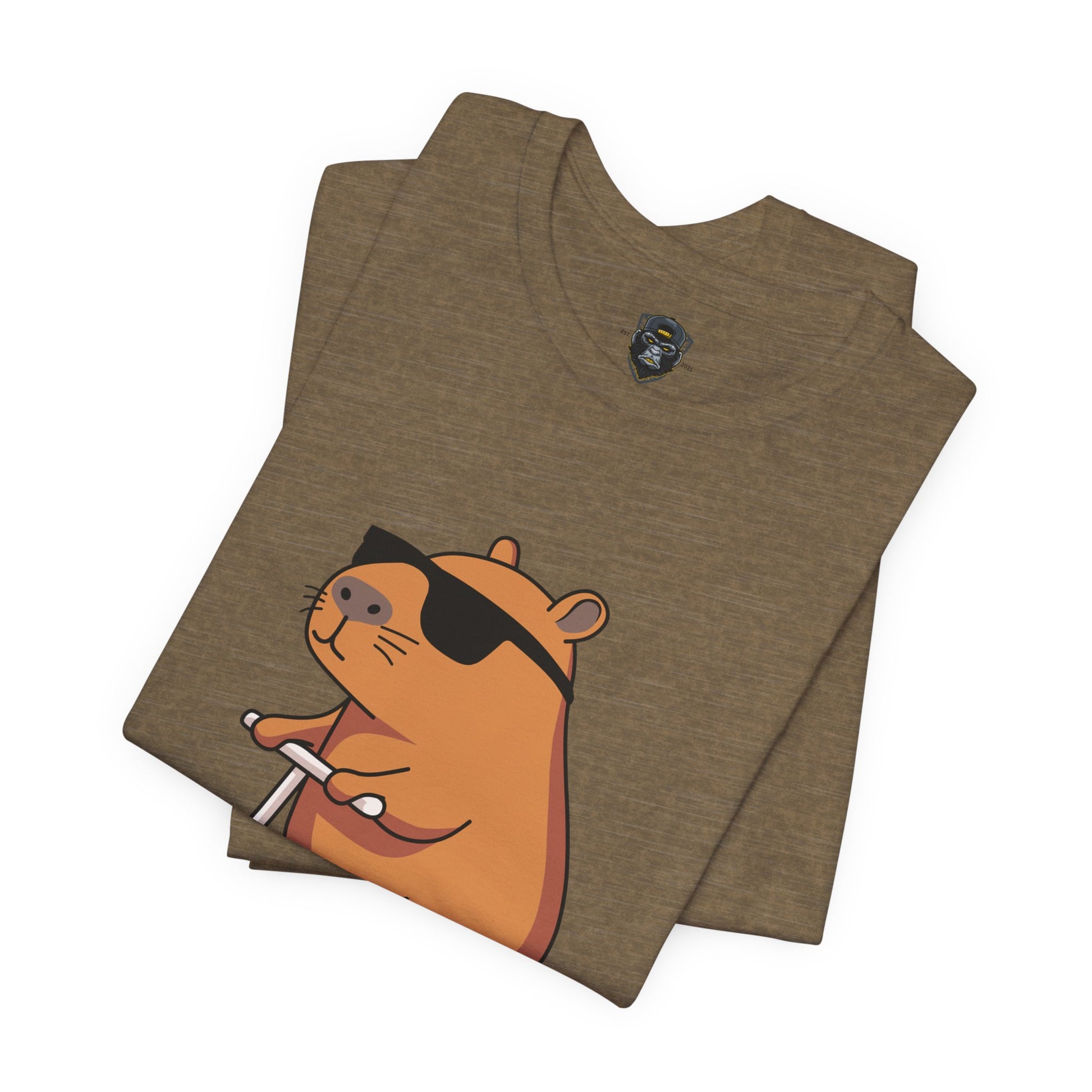 Cool Hamster Tee, Fun Quirky Animal T-Shirt, Perfect for Gifts, Casual Wear