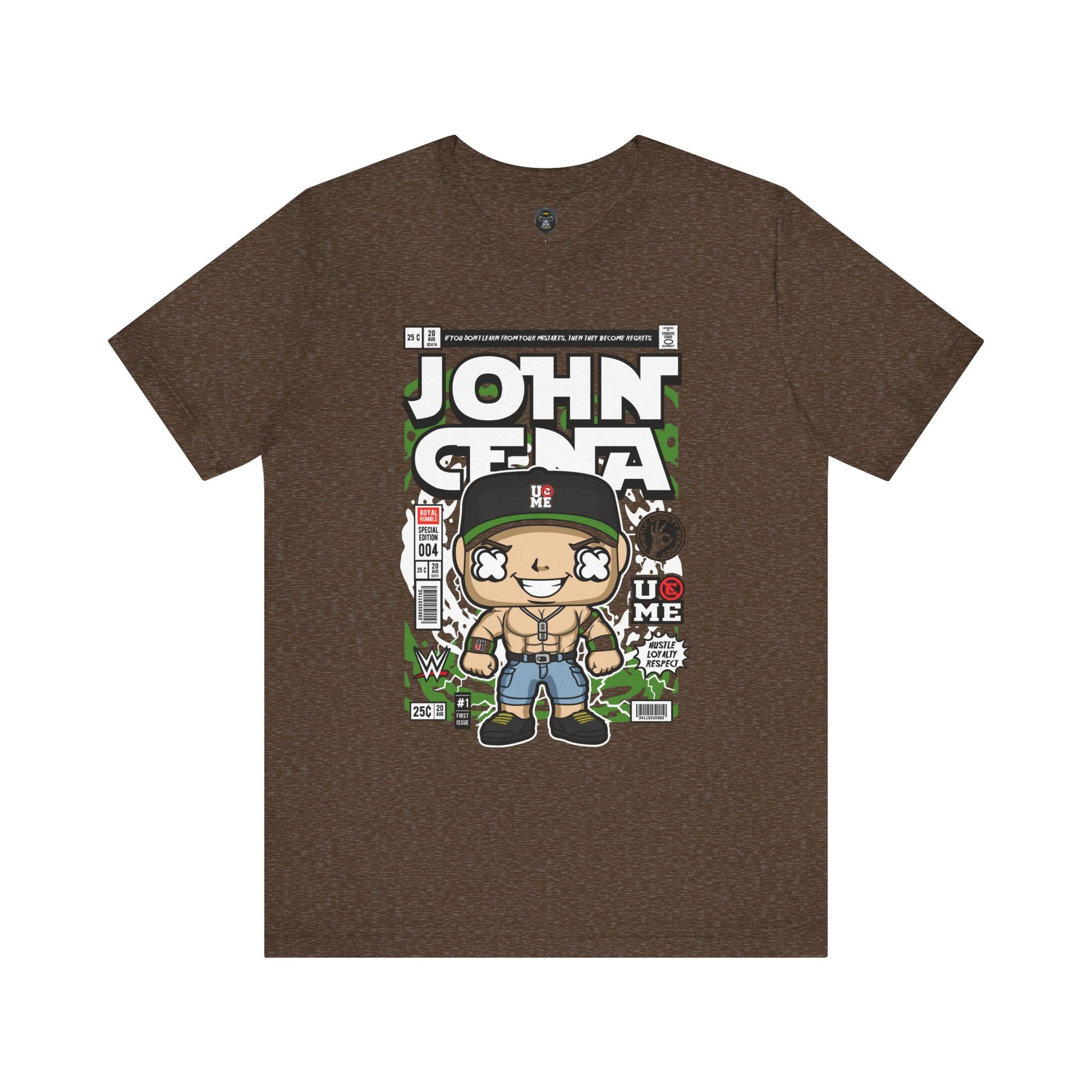 Playful John Cena Graphic Tee | Unisex Jersey Short Sleeve Shirt, Wrestling Fan Gift