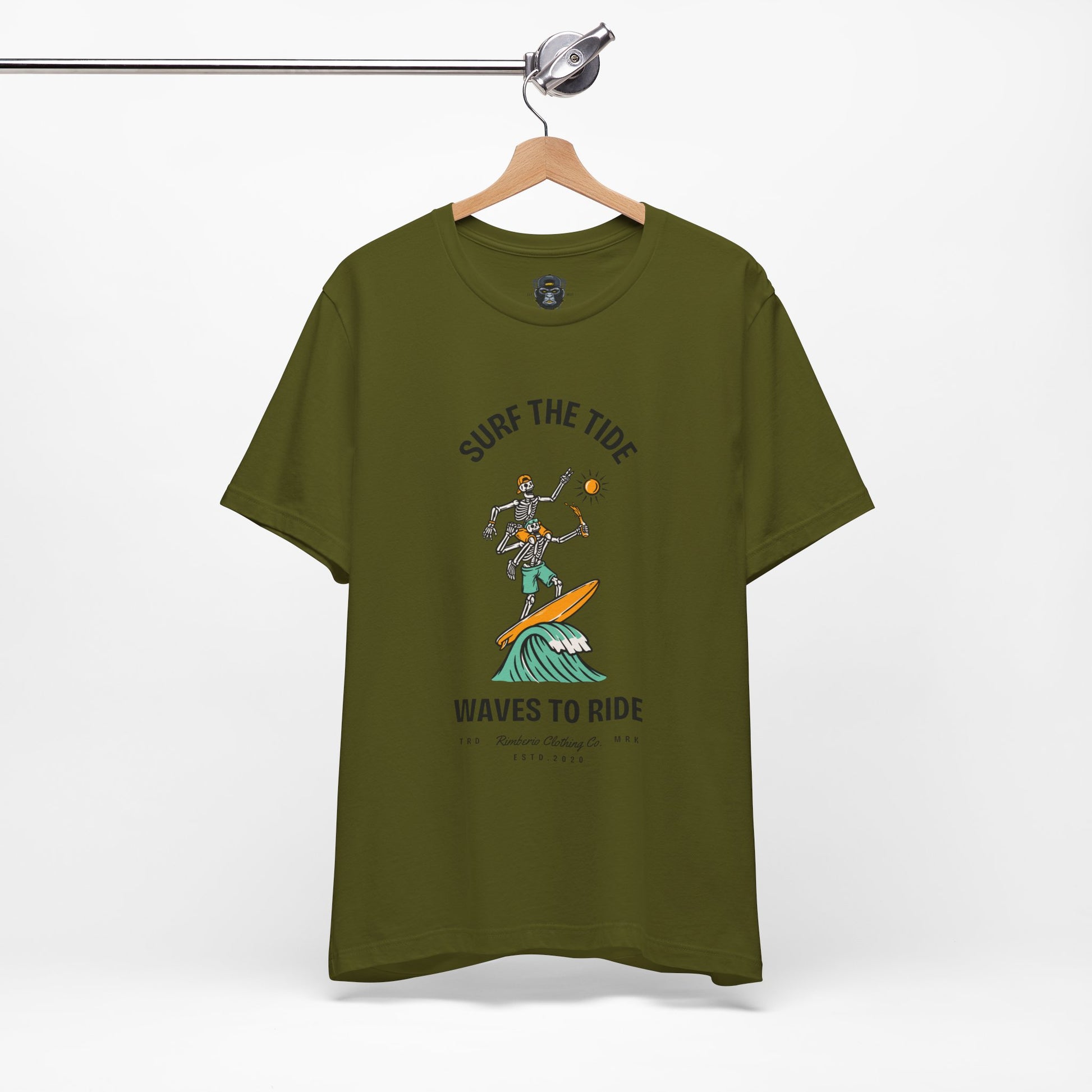 Surfing Vibes Tee - Jersey Short Sleeve Tee, Beach Lovers Gift, Summer Fashion