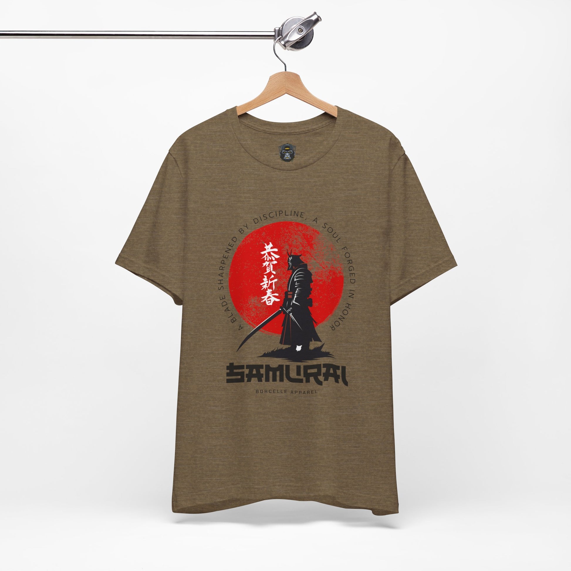 Samurai Spirit Tee | Japanese Warrior Graphic Shirt, Casual Wear