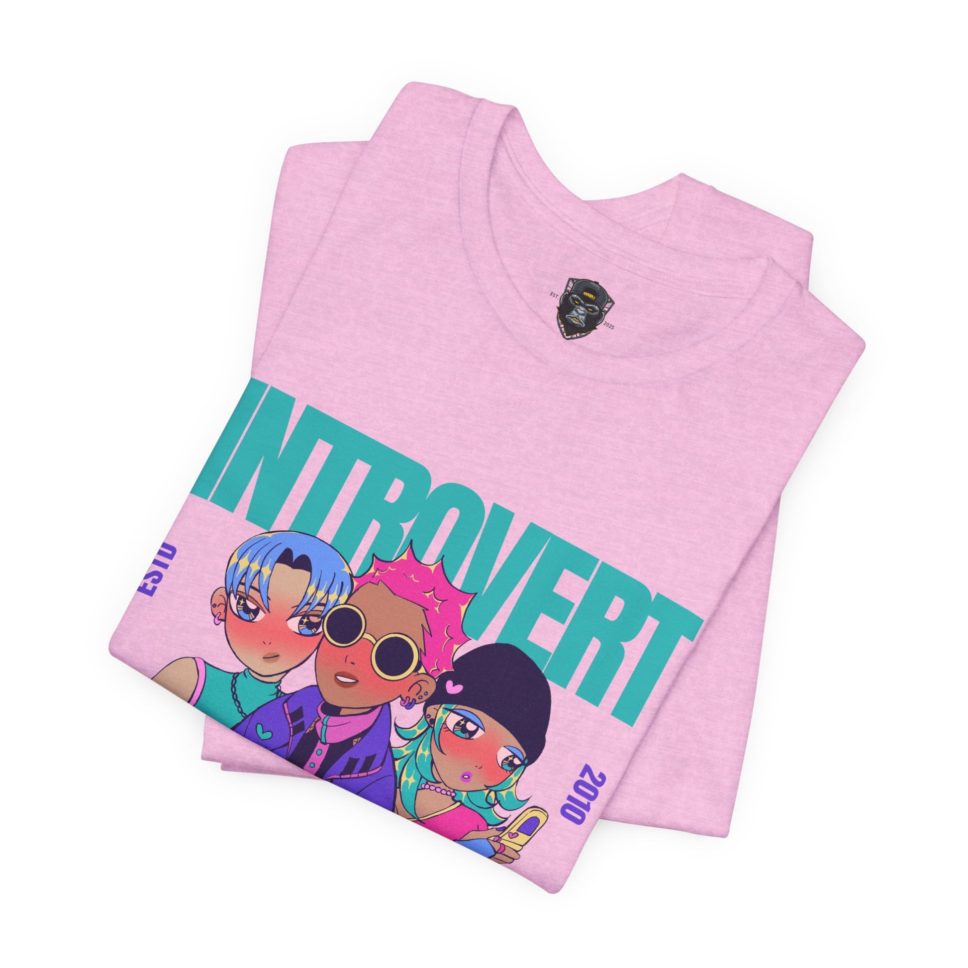 Introvert Energy Tee | Cute Graphic Tee, Introvert Shirt, Casual Wear, Gift for Friends
