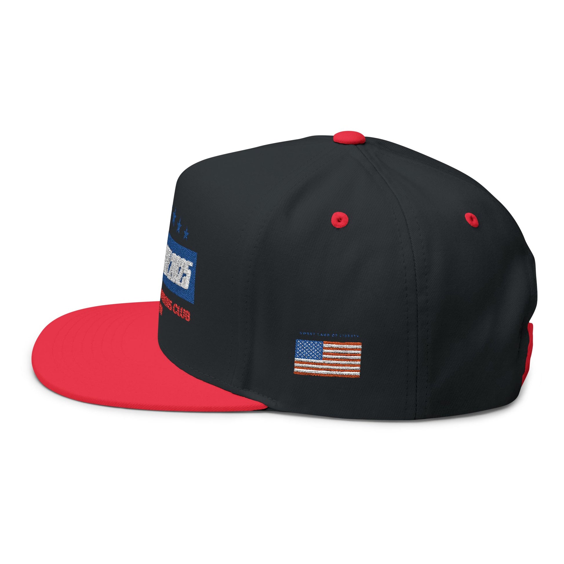 Freedom Ride 2025 Embroidered Flat Bill Cap - Perfect for Riders, Independence Day, Casual Wear, Outdoor Adventures, Gift for Enthusiasts