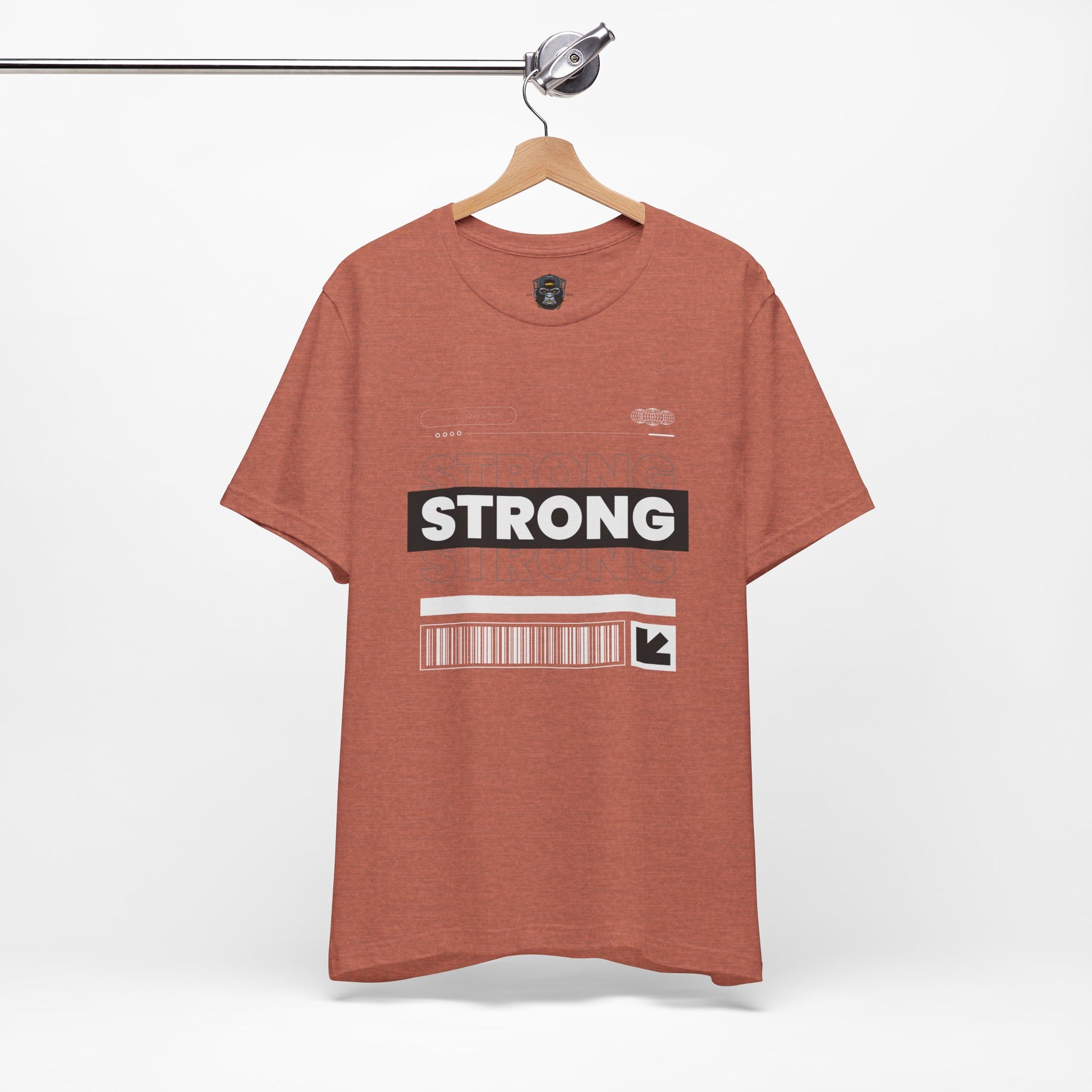 Stylish Motivational Tee for Fitness Lovers, Strong Message T-Shirt, Casual Wear