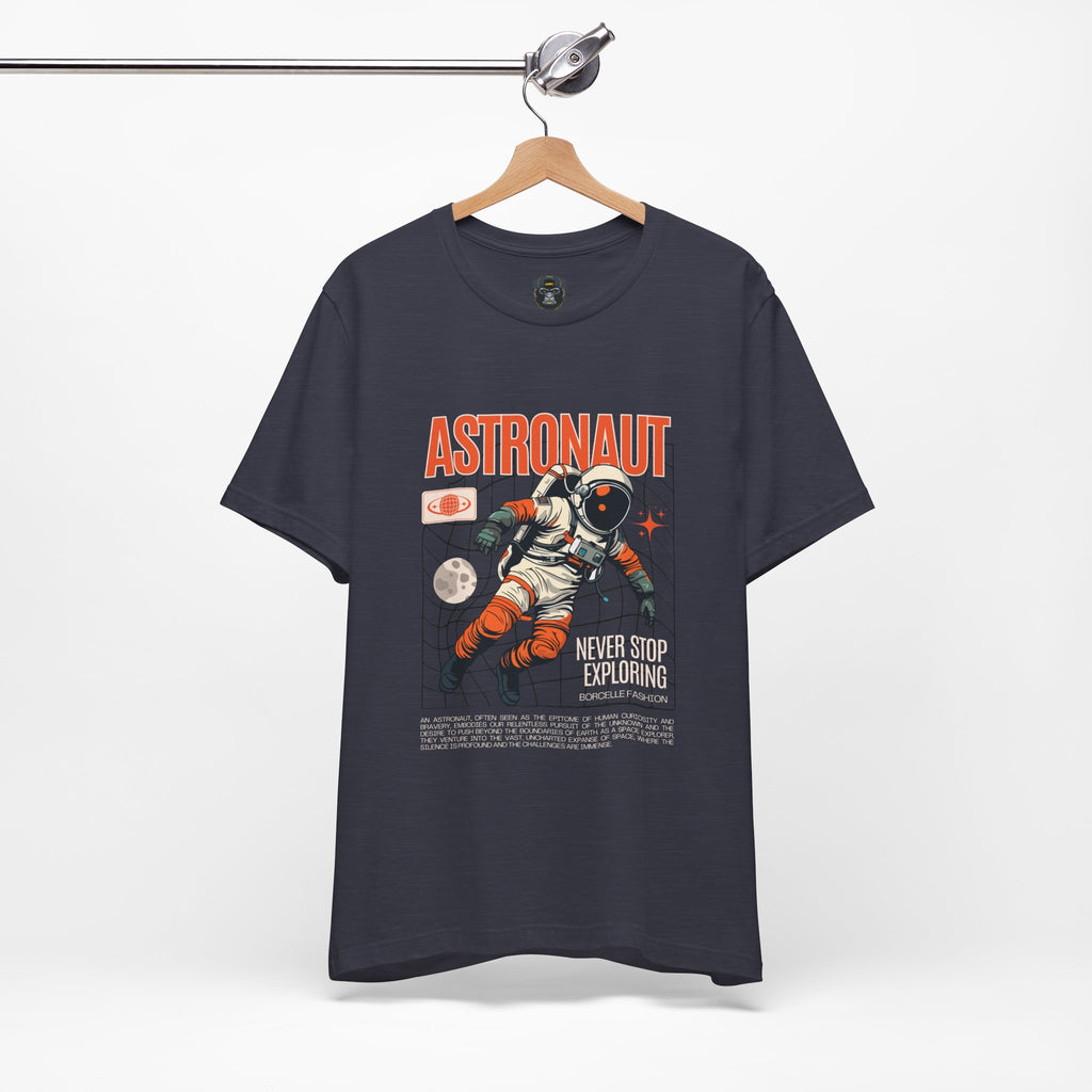 Astronaut Exploration Tee, Space Graphic Shirt, Adventure Gift, Sci-Fi Fan Apparel