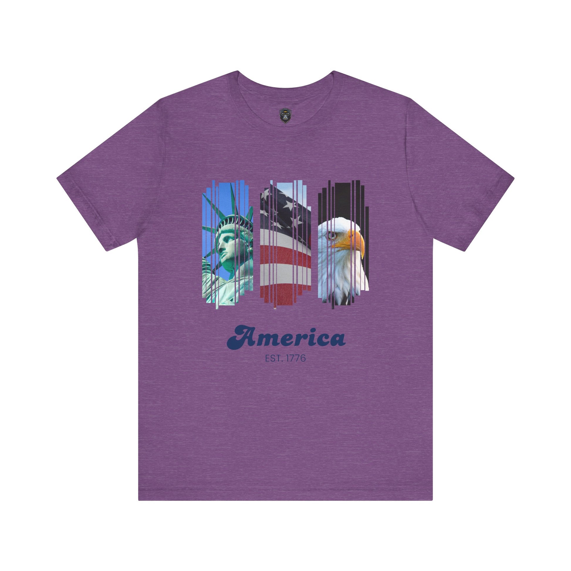 Patriotic T-Shirt, USA Pride Top, Independence Day Apparel, 4th of July Outfit