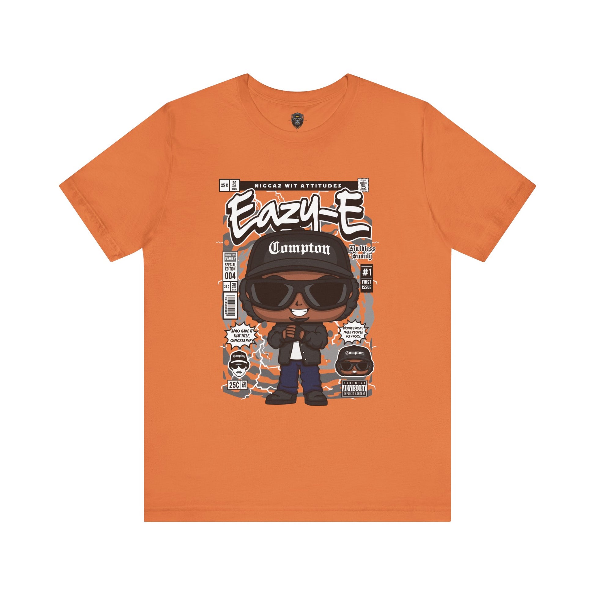 Eazy-E Pop Culture Tee - Unisex Jersey Shirt, Hip Hop Fan Gift, Vintage Music Apparel