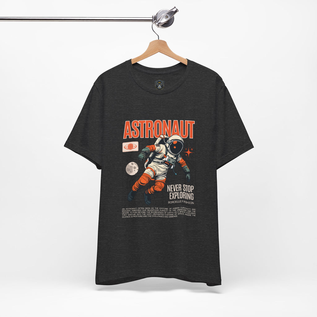 Astronaut Exploration Tee, Space Graphic Shirt, Adventure Gift, Sci-Fi Fan Apparel
