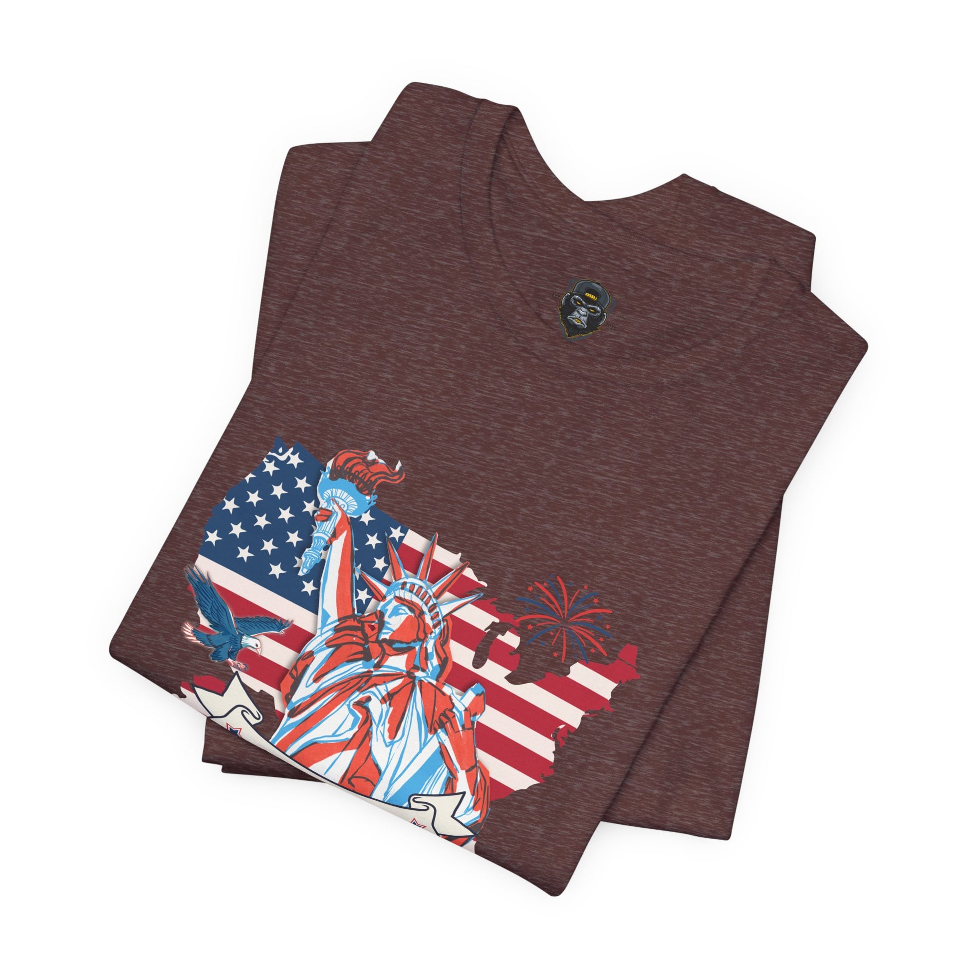 Patriotic Fourth of July Tee, USA Independence Day Shirt, Summer BBQ Outfit
