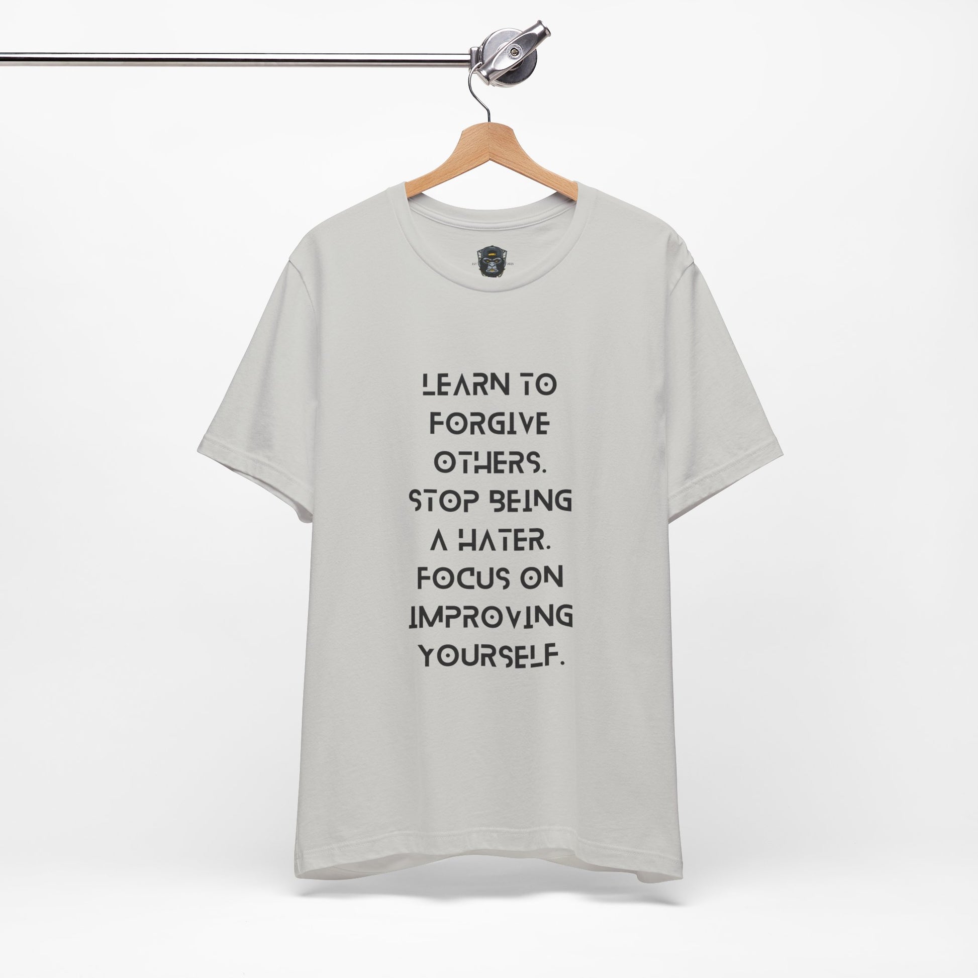 Inspirational Quote Tee - Learn to Forgive Others, Motivational Shirt for Self-Improvement
