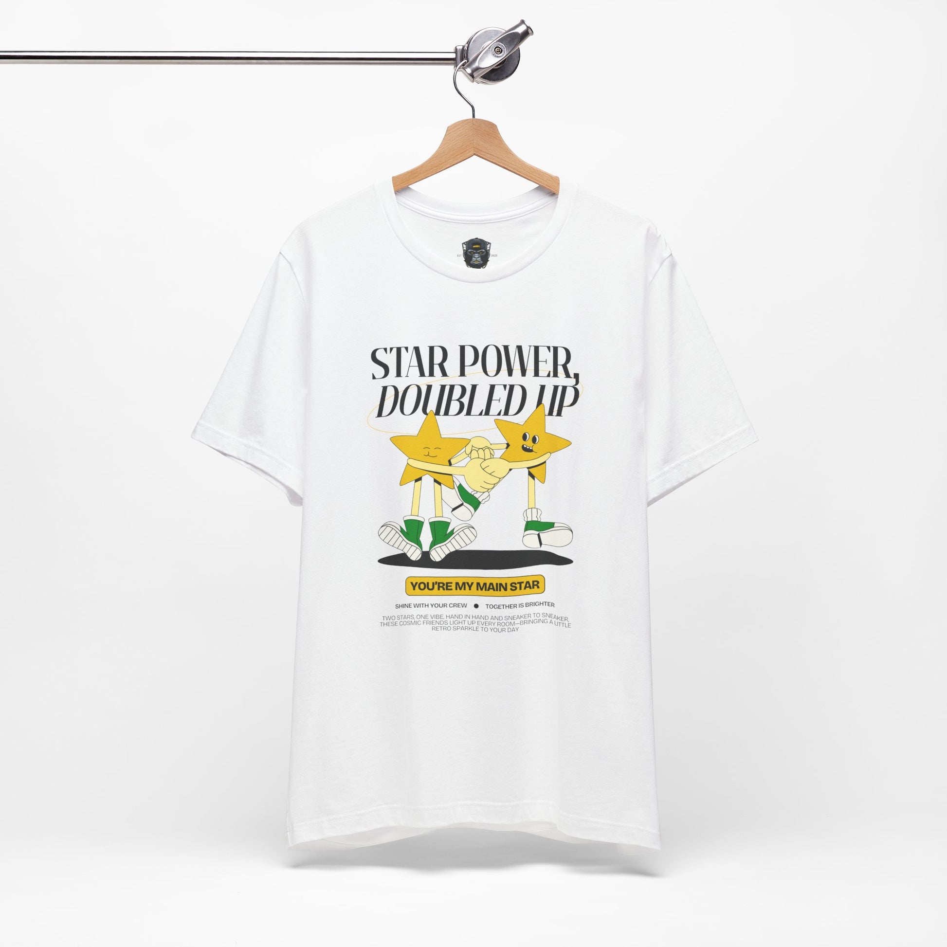 Star Power Tee - You're My Main Star, Friendship Gift, Cute Graphic T-Shirt