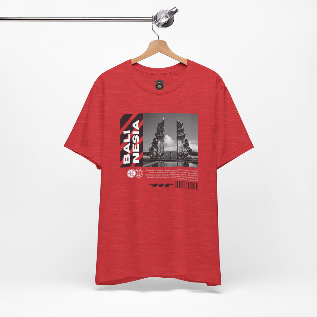 Bali Themed Graphic Tee - Unisex Short Sleeve, Vacation Vibes, Travel Gift