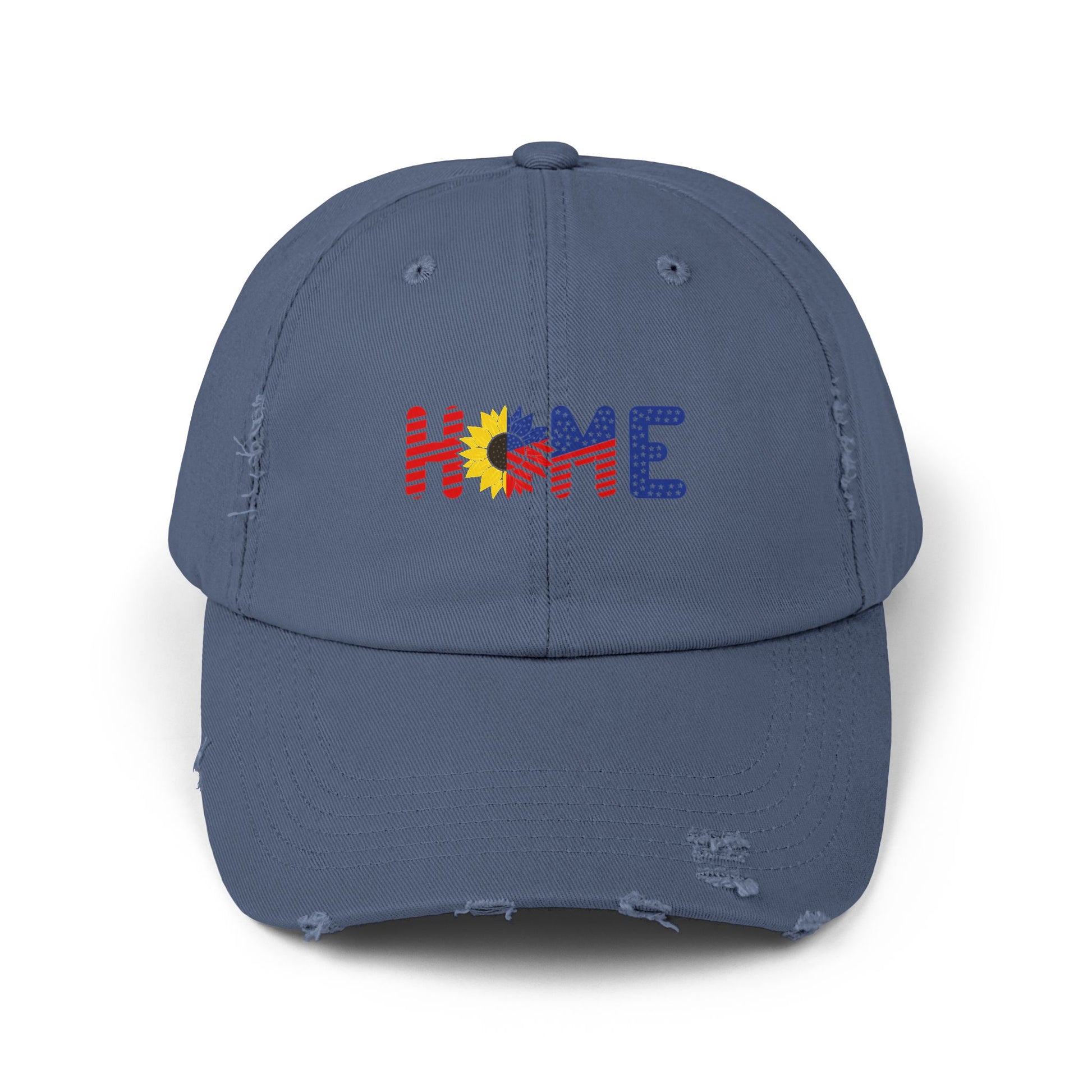 Home Distressed Cap, Trendy Unisex Hat, Casual Wear, Gift for Home Lovers