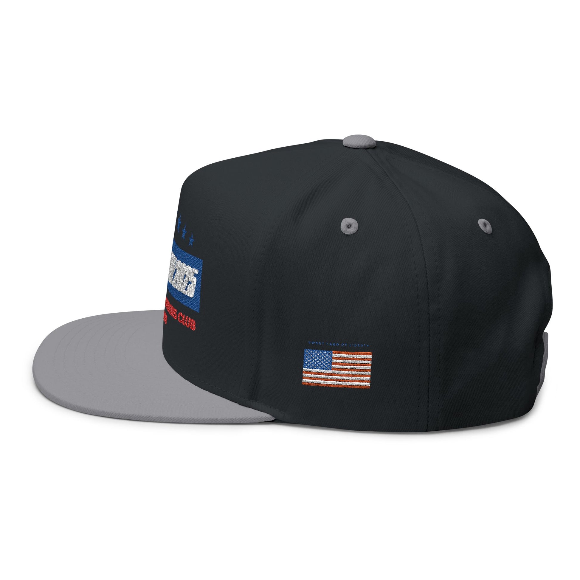 Freedom Ride 2025 Embroidered Flat Bill Cap - Perfect for Riders, Independence Day, Casual Wear, Outdoor Adventures, Gift for Enthusiasts