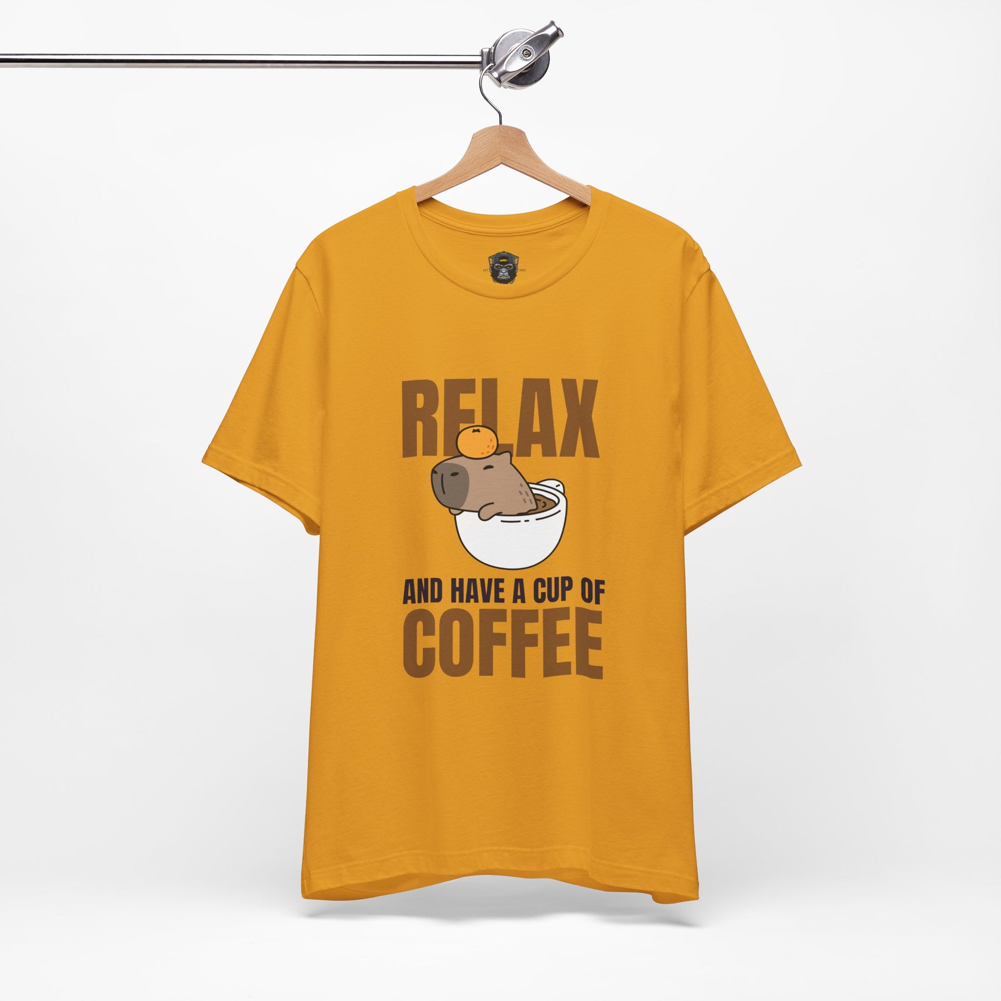 Coffee Lover Relax T-Shirt, Funny Tee, Casual Gift for Him & Her